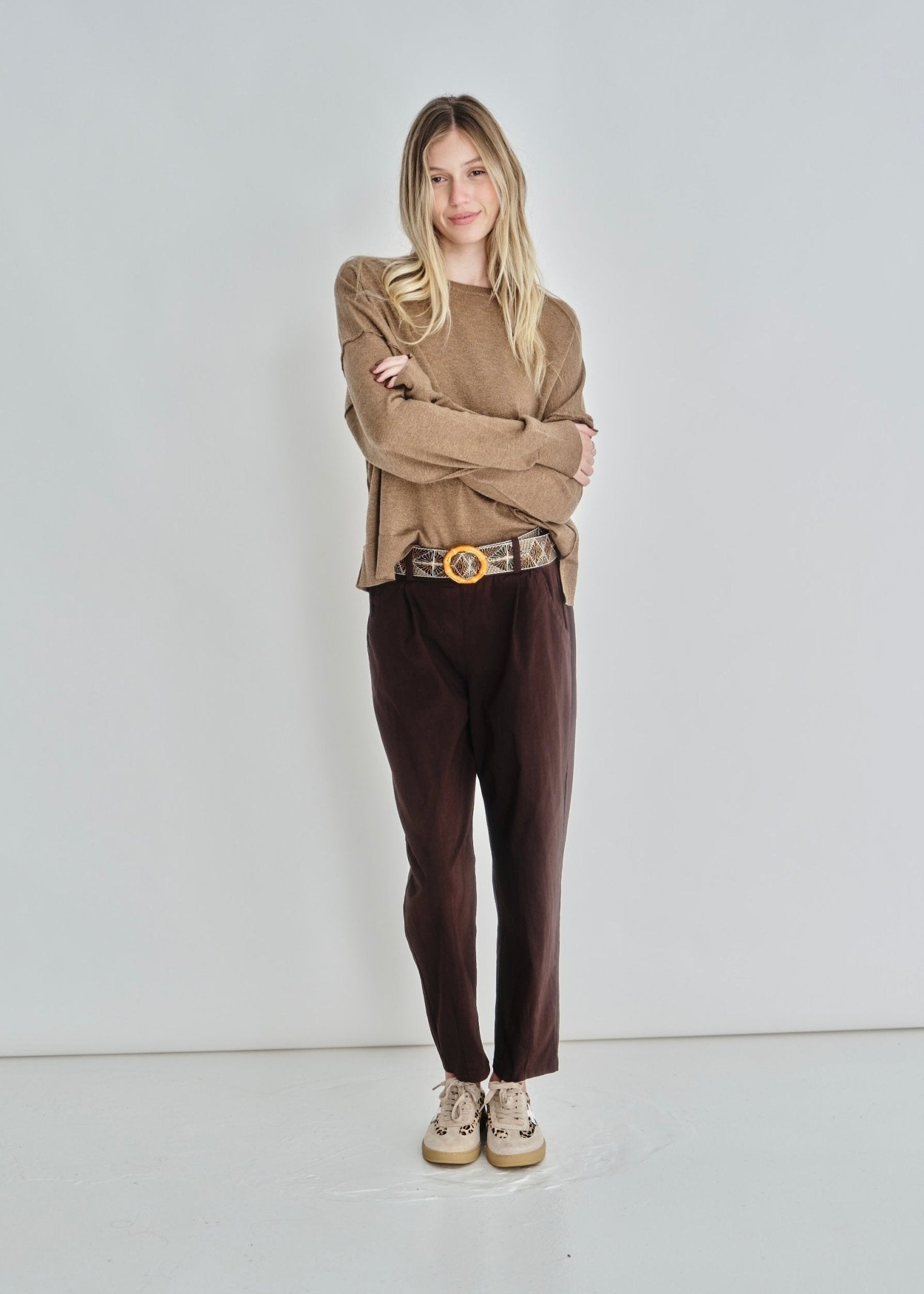 View our Cocoa Pants In Chocolate - by Tribute Store