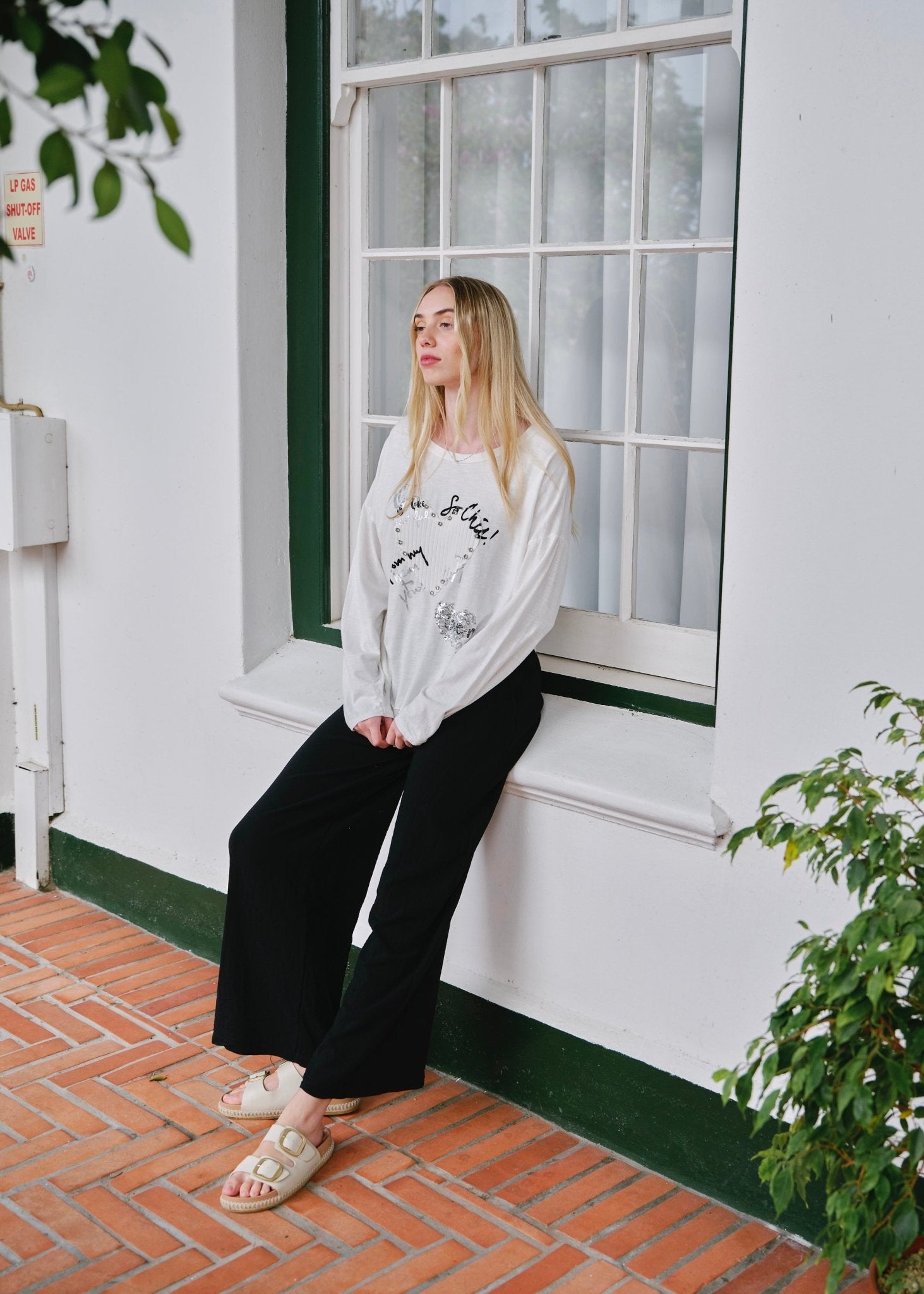 View our Corazon Italian Cotton Jumper In White - by Tribute Store
