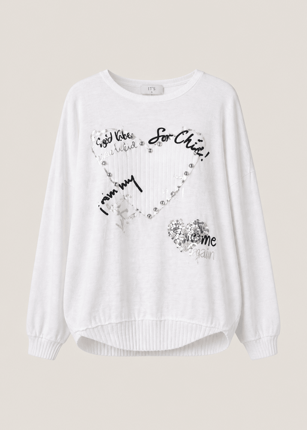 View our Corazon Italian Cotton Jumper In White - by Tribute Store