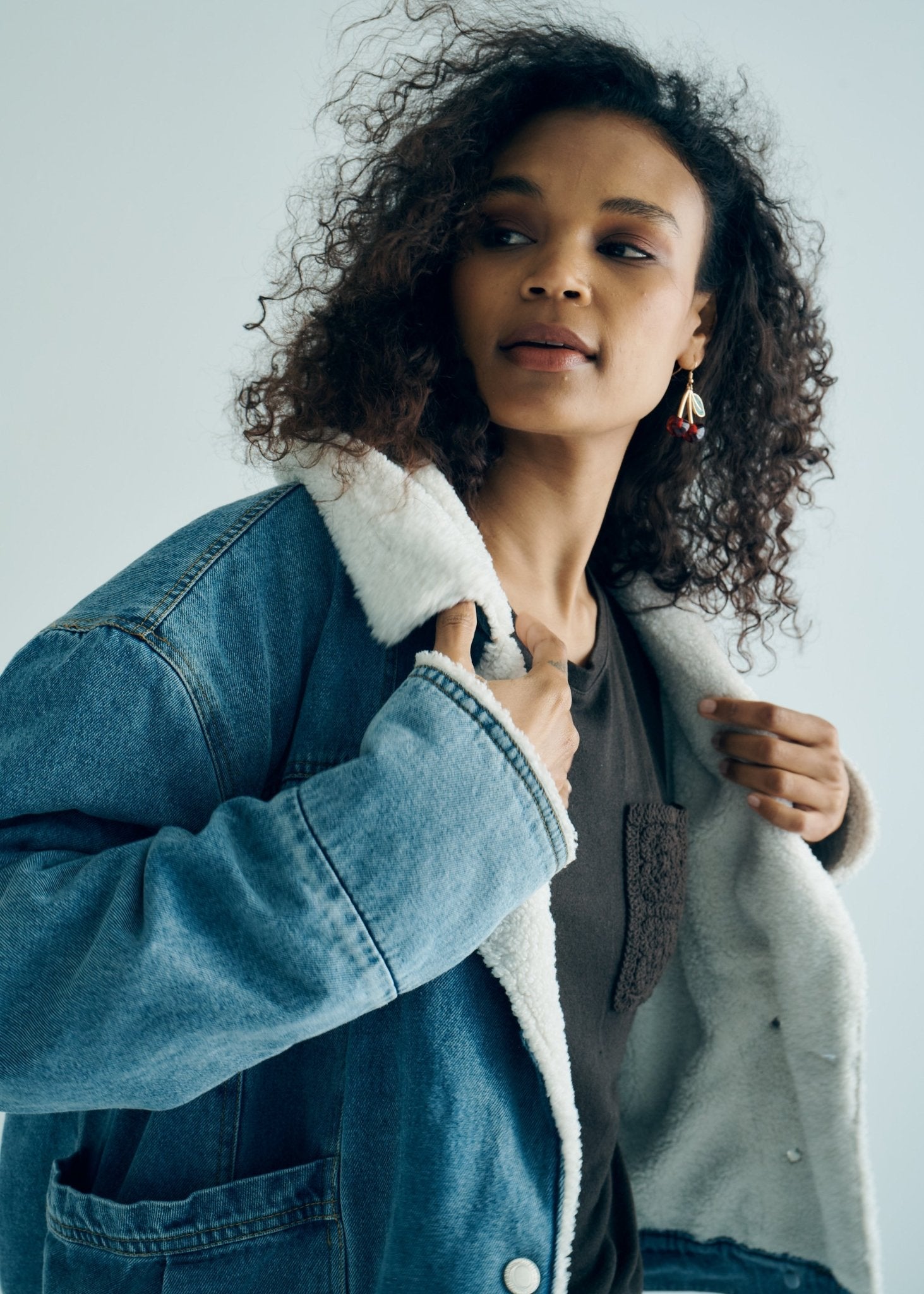 View our Denim Teddy Lined Winter Jacket - by Tribute Store