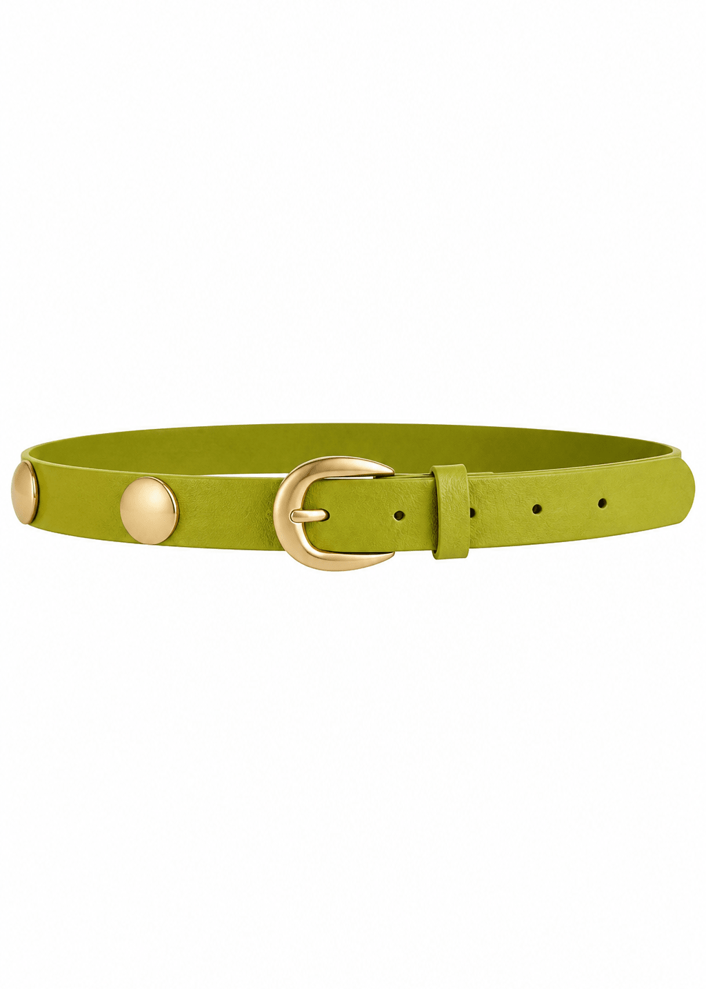 View our Genuine Leather Belt In Chartreuse - by Tribute Store