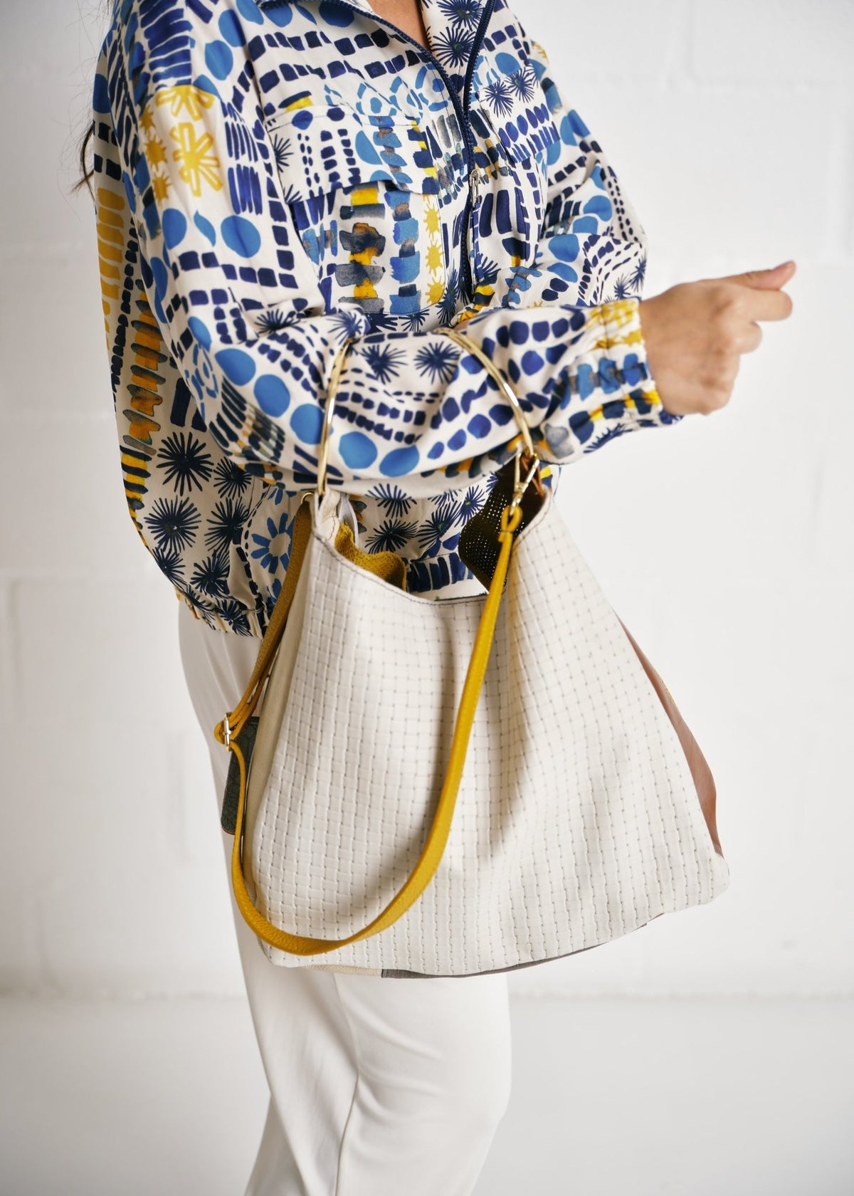 View our Genuine Leather Slouchy Shoulder Bag In Mustard - by Tribute Store