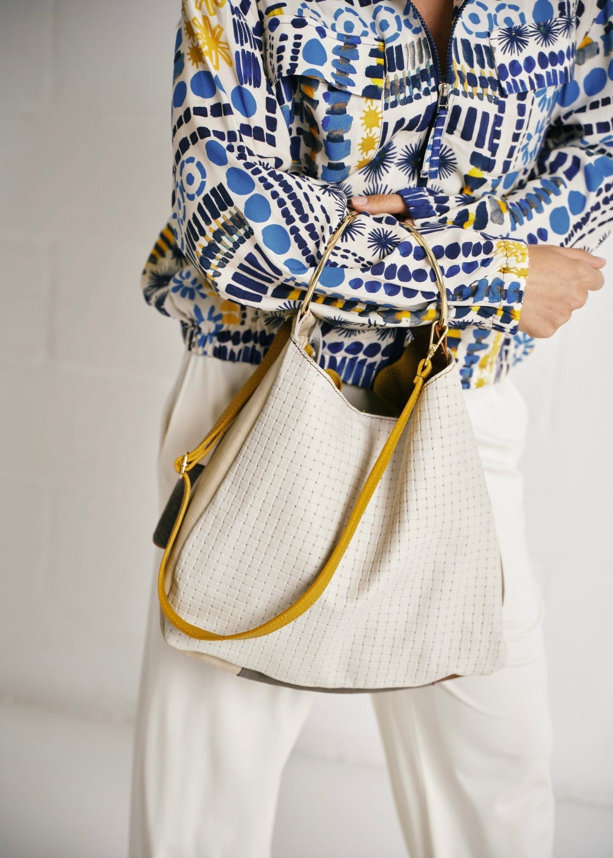 View our Genuine Leather Slouchy Shoulder Bag In Mustard - by Tribute Store