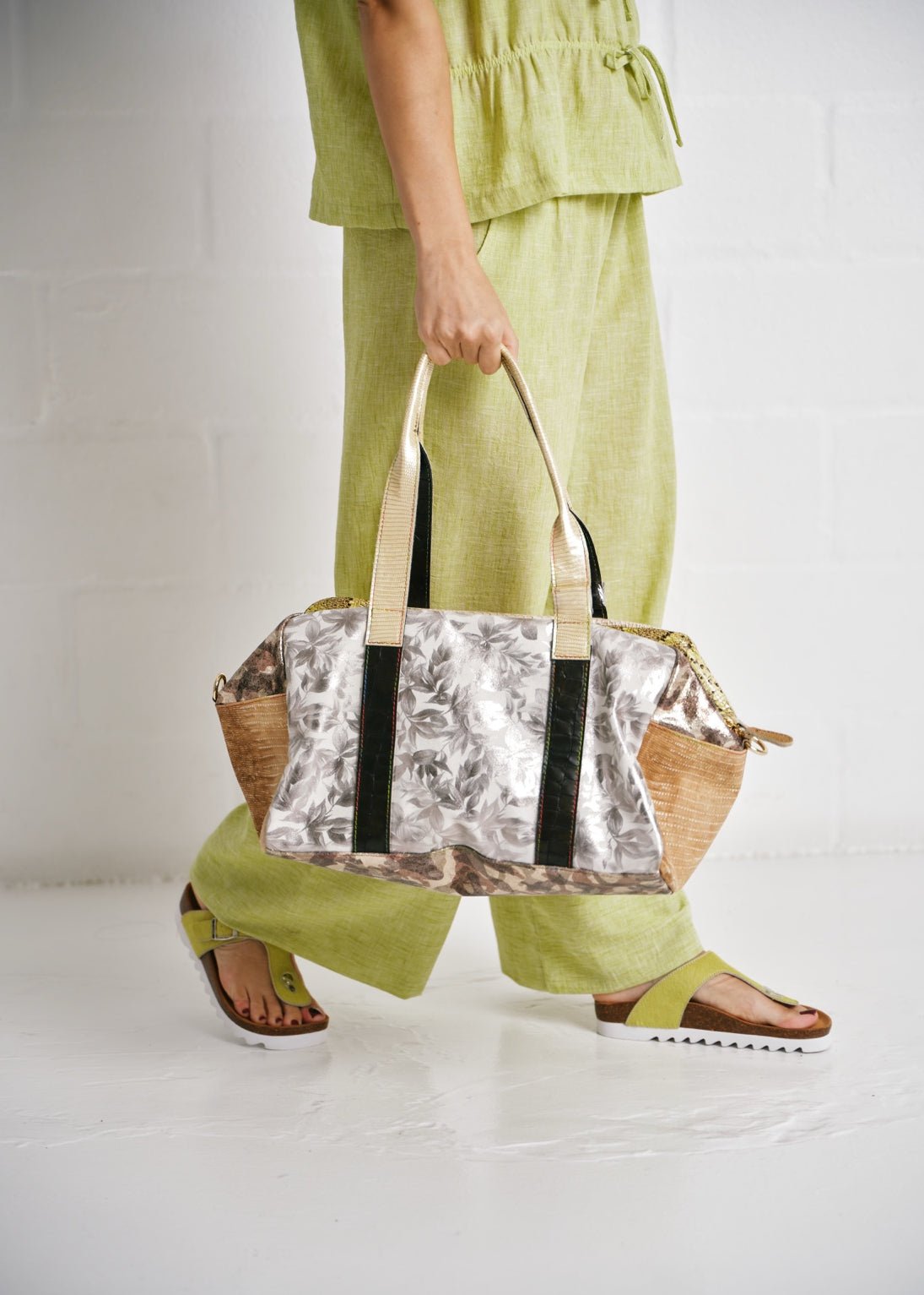 View our Genuine Leather Textured Travel Bag - by Tribute Store
