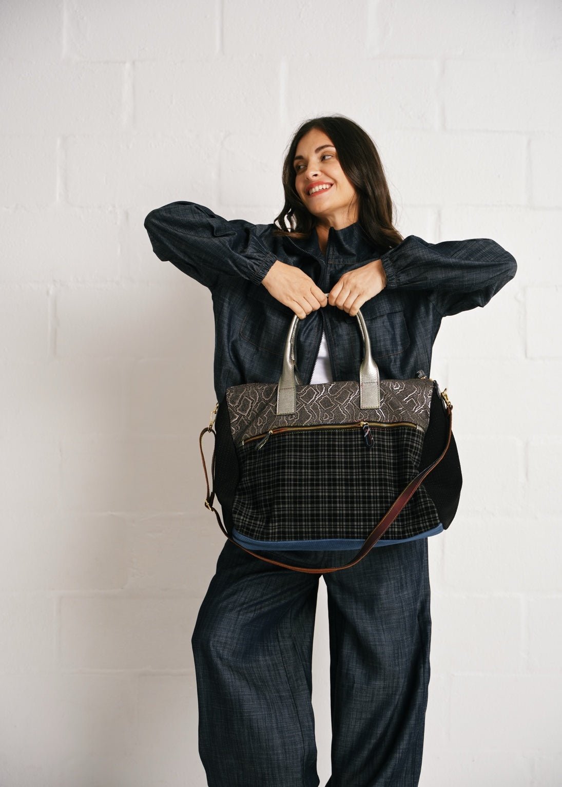 View our Genuine Leather Two-Way Duffle Bag - by Tribute Store