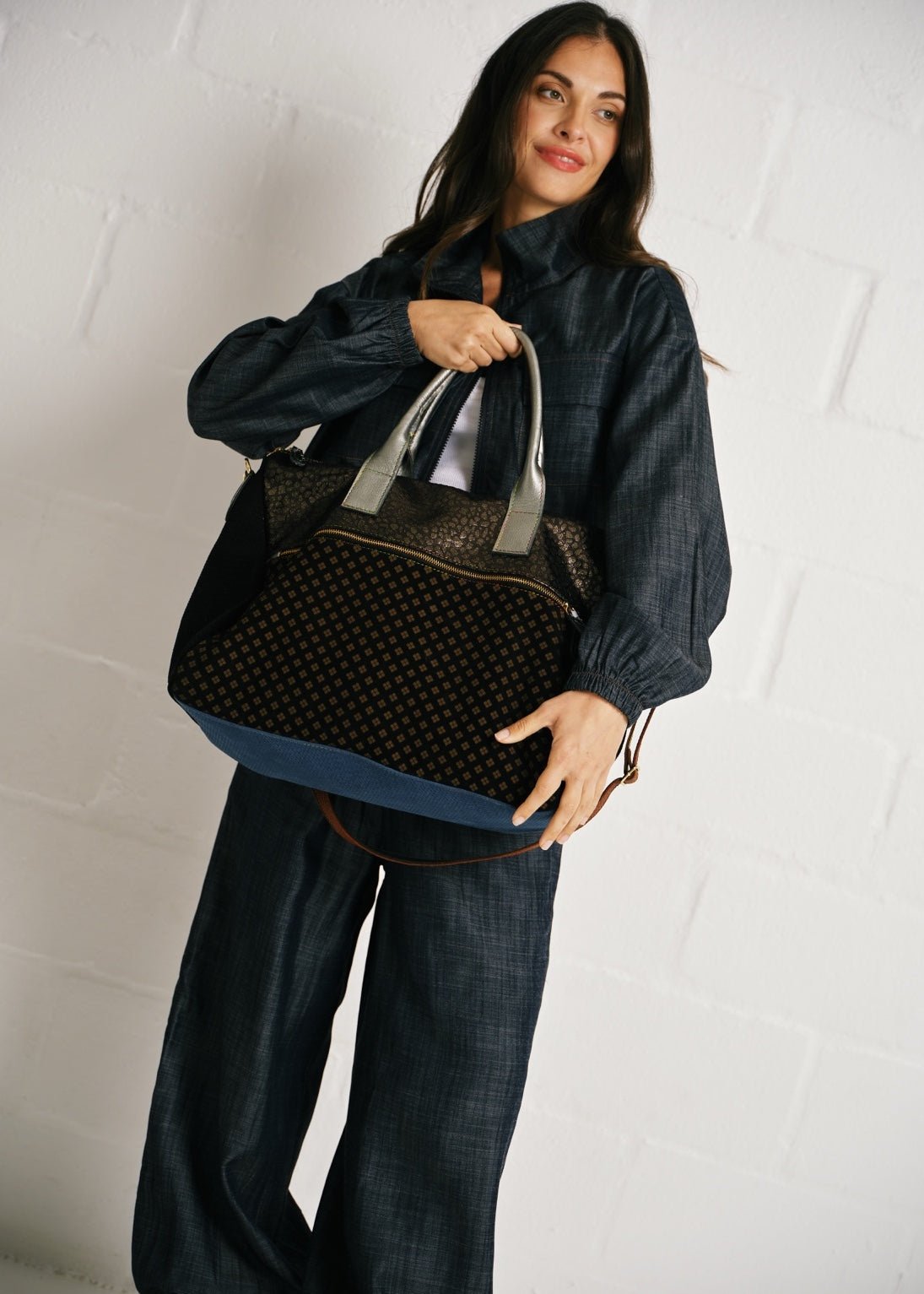 View our Genuine Leather Two-Way Duffle Bag - by Tribute Store