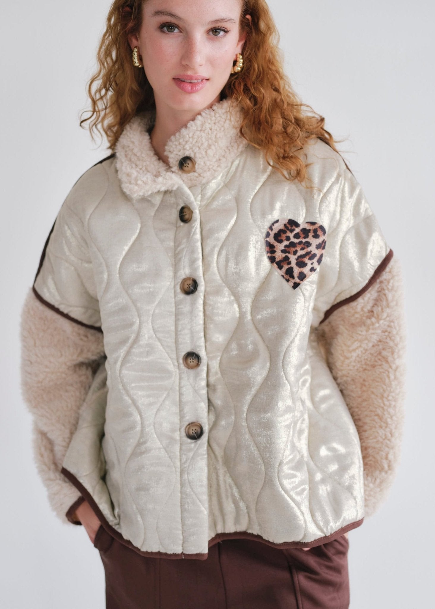 View our Gstaad Gold Puffer Jacket - by Tribute Store