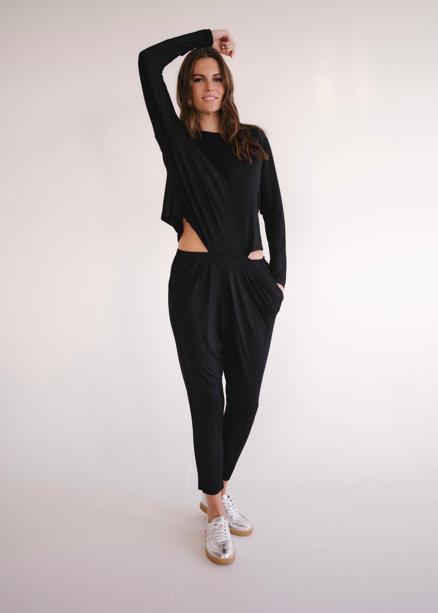 View our Harper Relaxed Jumpsuit In Black - by Tribute Store