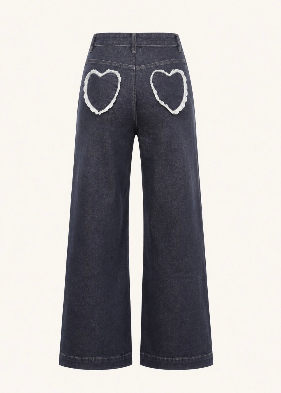 View our Heart Pocket Wide-Leg Denim - by Tribute Store