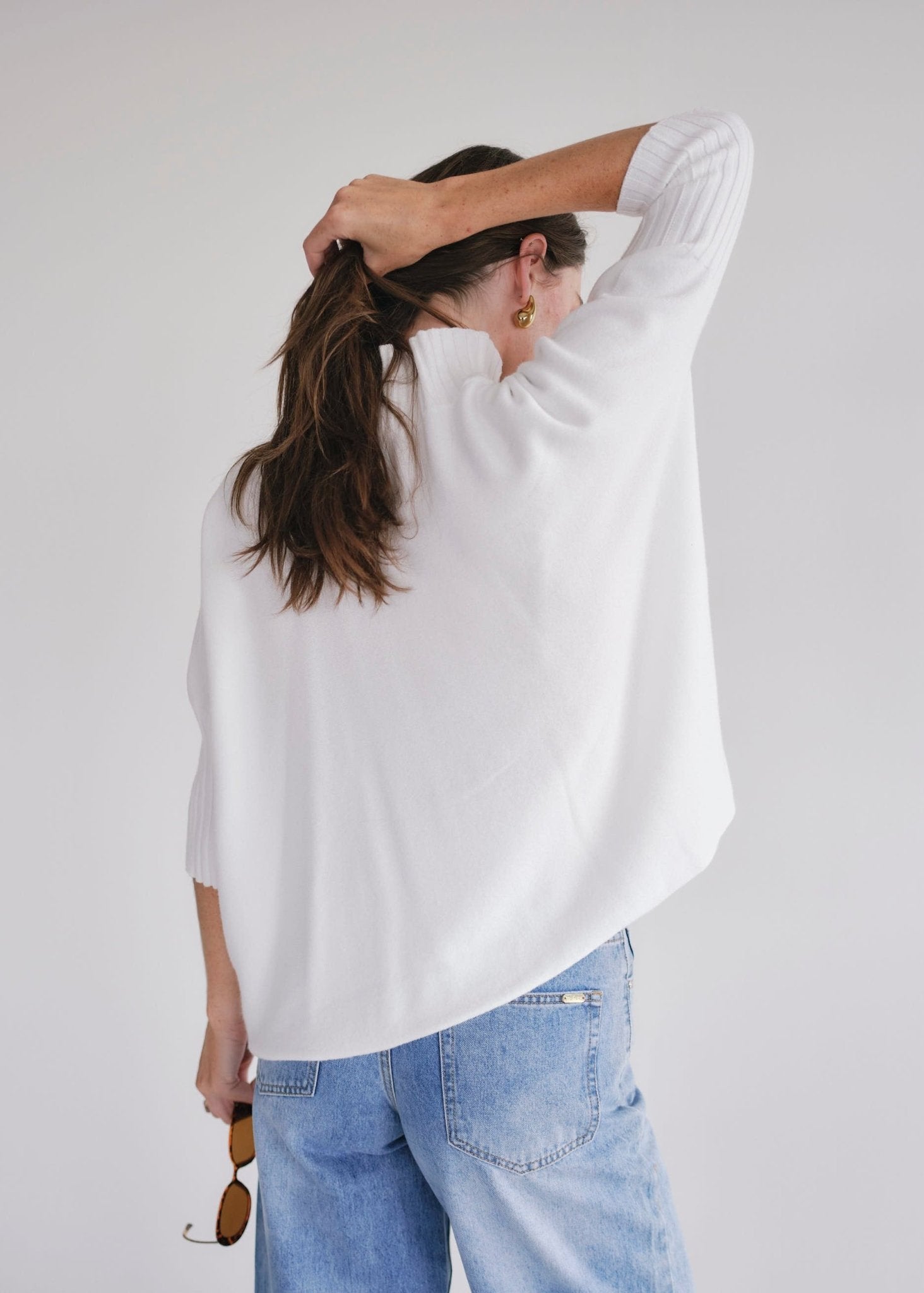 View our Ines Italian Viscose Knit In White - by Tribute Store