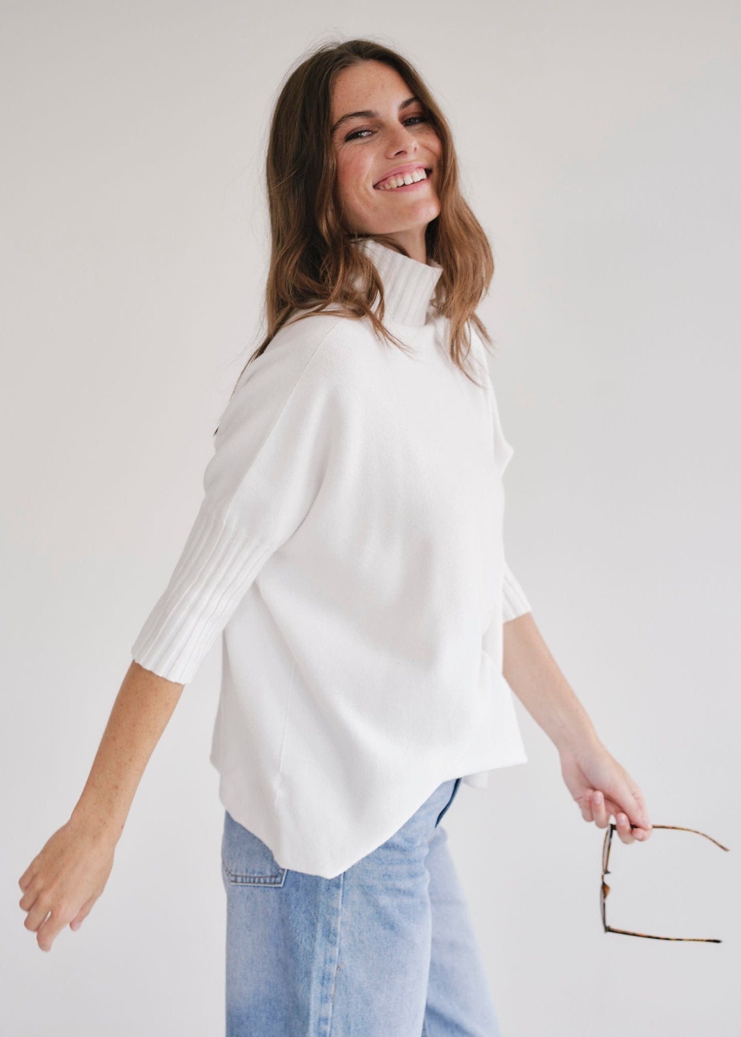 View our Ines Italian Viscose Knit In White - by Tribute Store