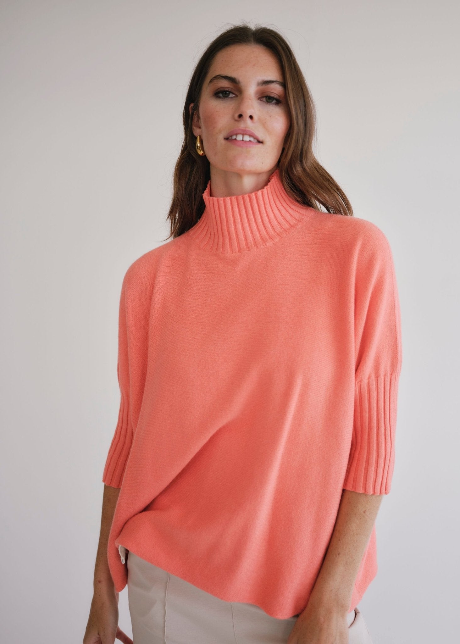 View our Ines Viscose Knit In Peach - by Tribute Store