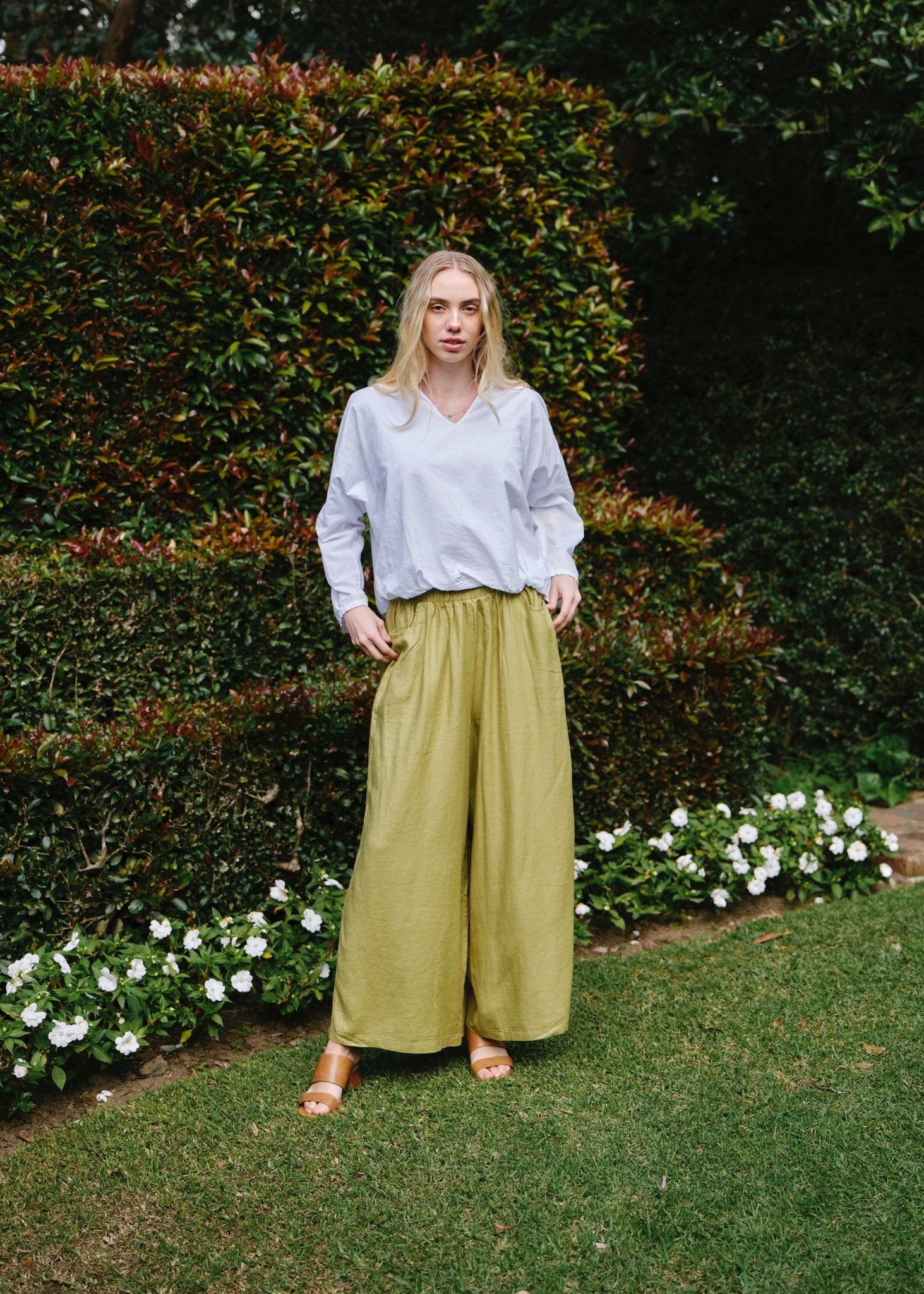 View our Italian Bubble Hem Cotton Shirt in White - by Tribute Store