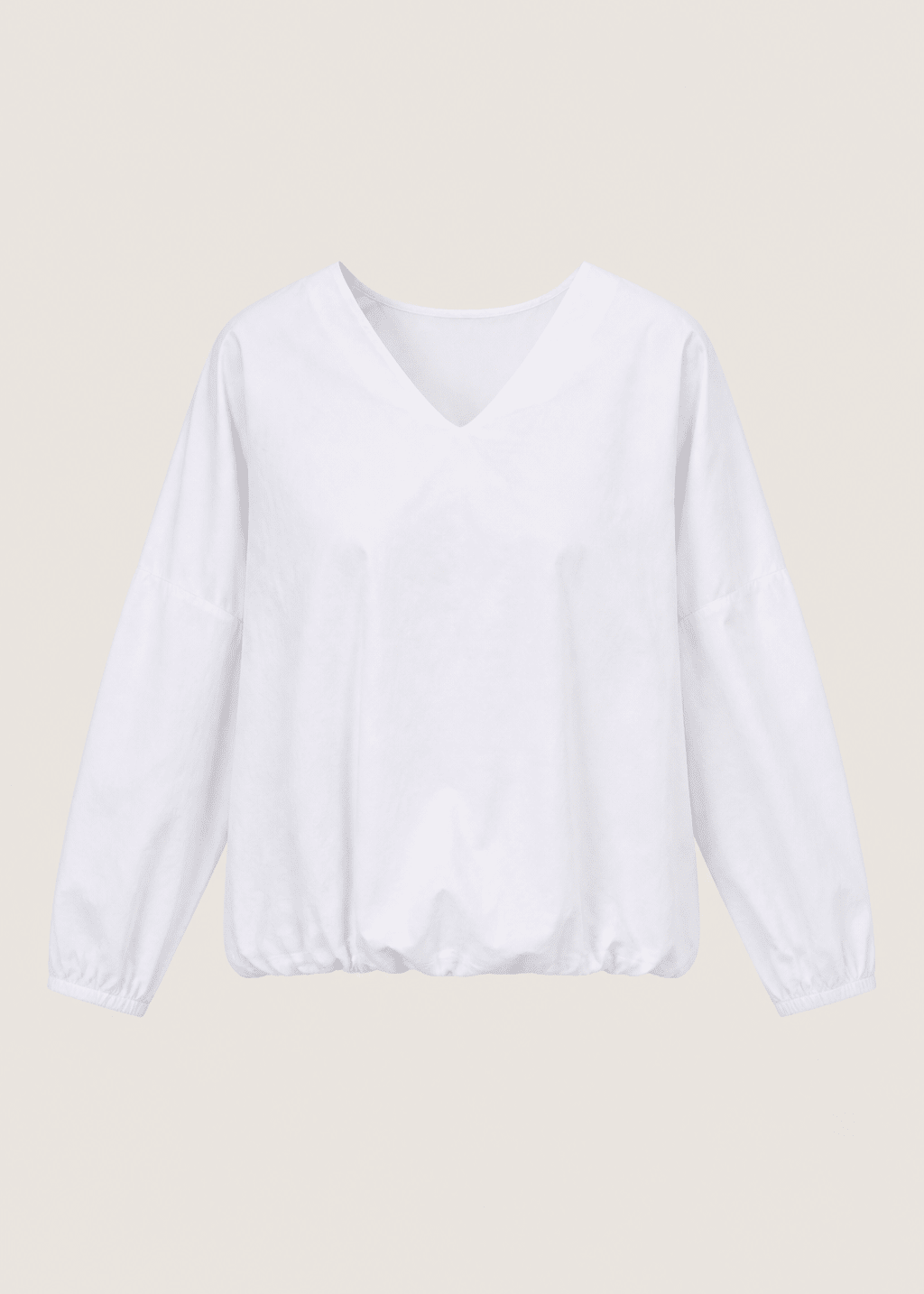 View our Italian Bubble Hem Cotton Shirt in White - by Tribute Store