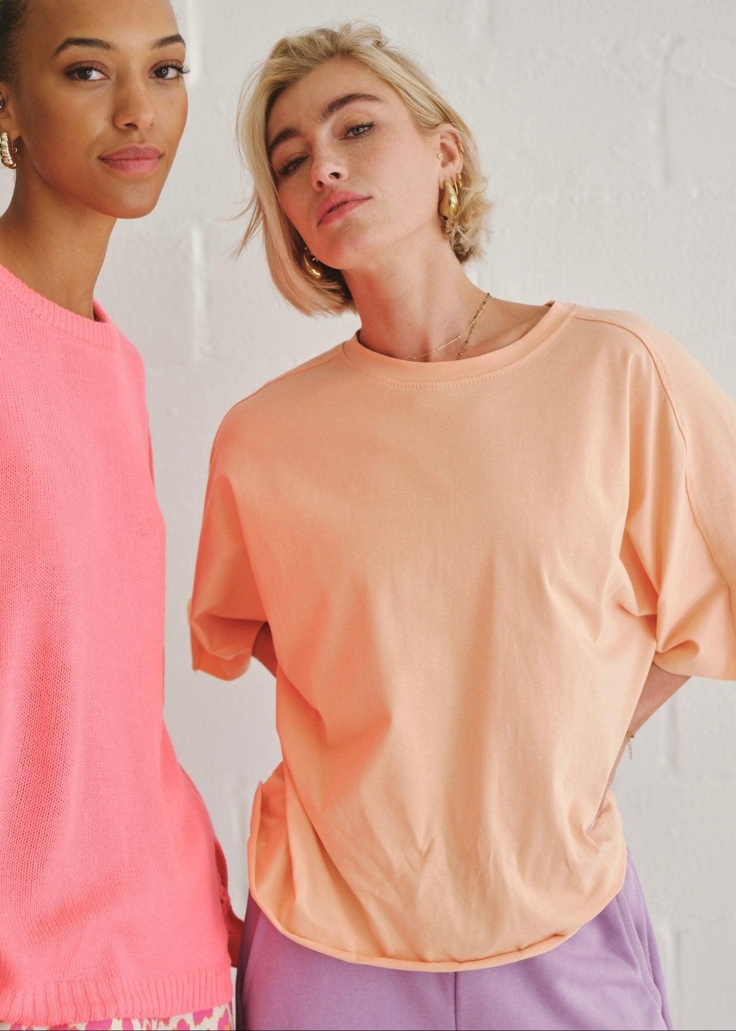 View our Italian Cotton Orange Tee - by Tribute Store