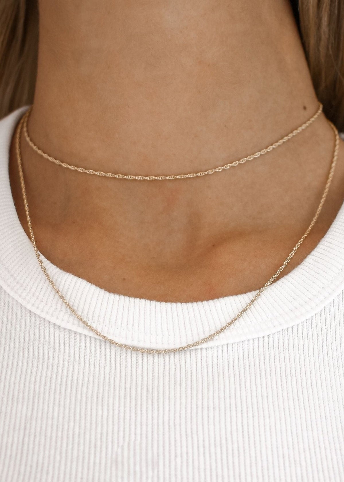 View our Italian Long-wearing Long Rope Chain Necklace - by Tribute Store