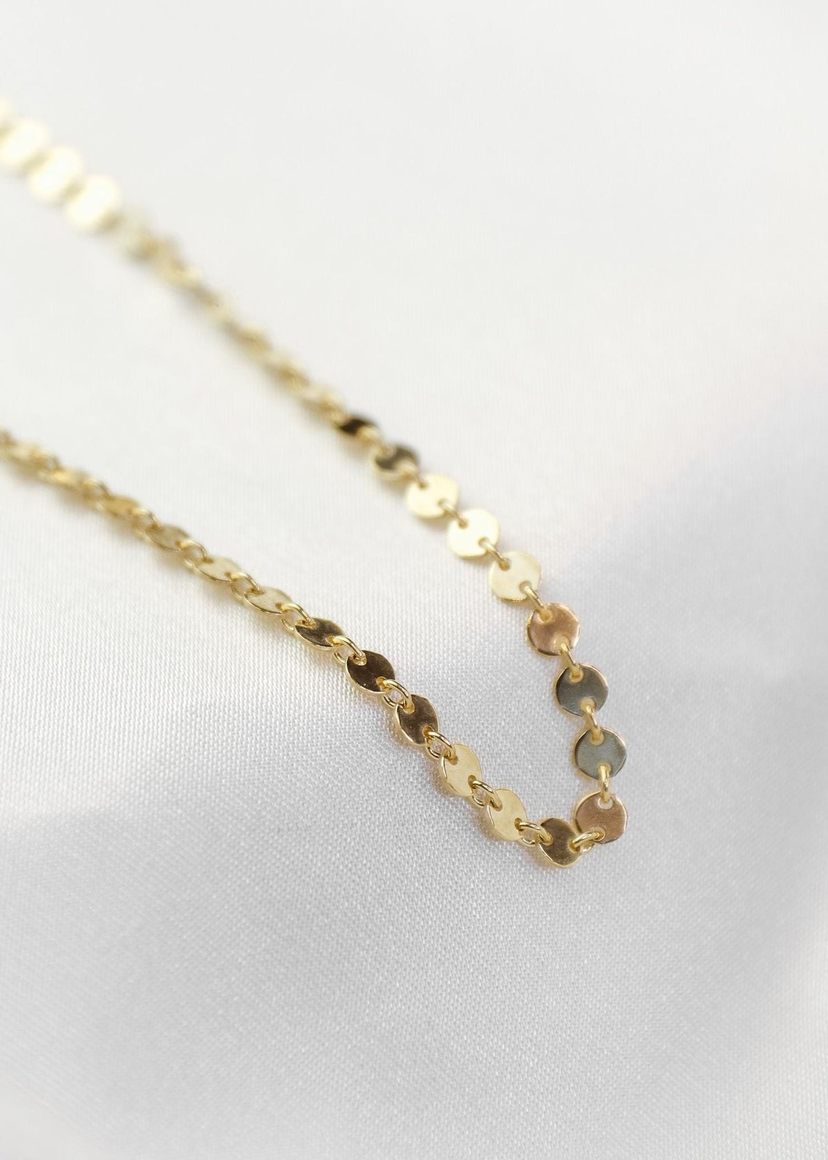 View our Italian Long-wearing Sequin Necklace - by Tribute Store