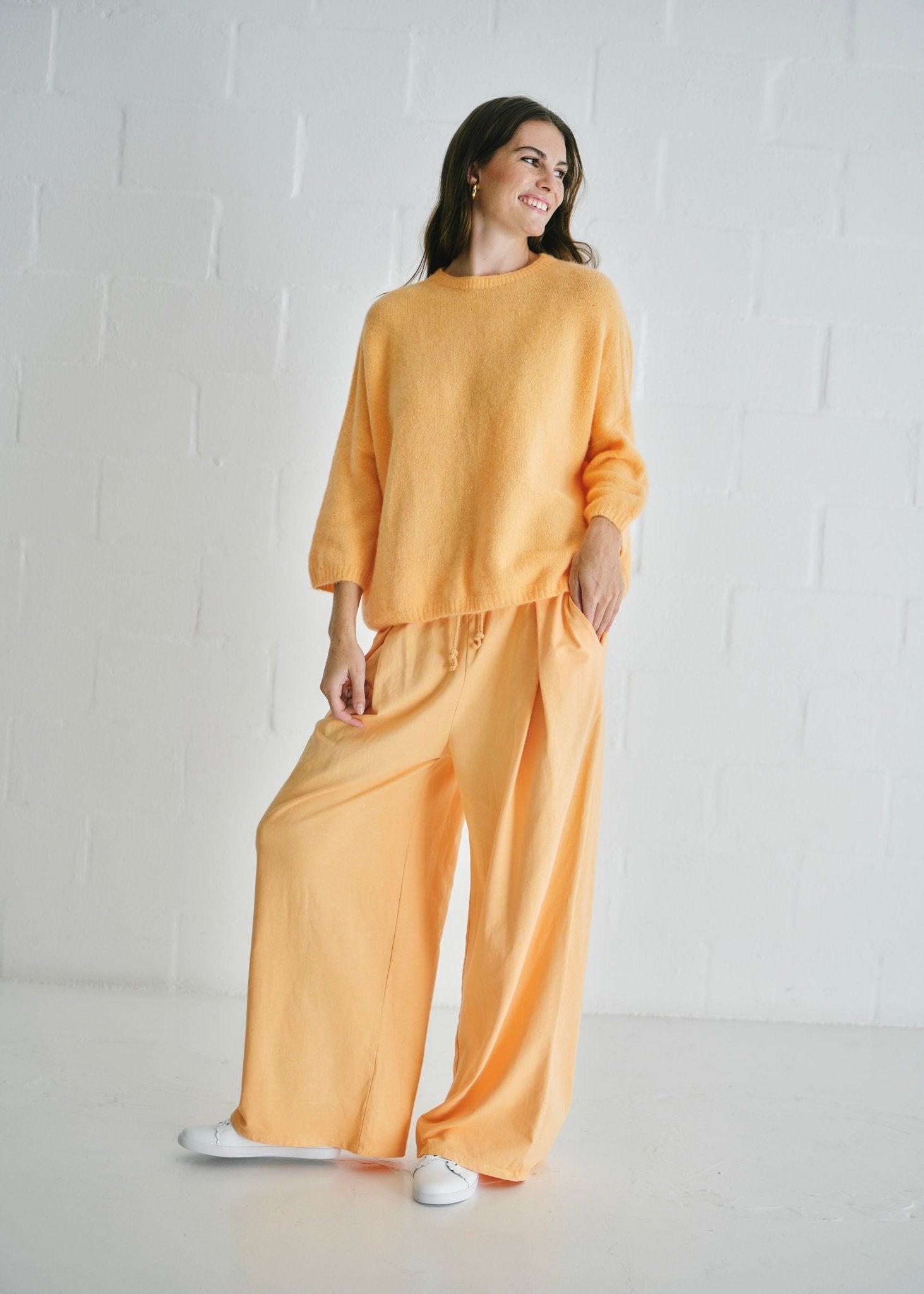 View our Italian Oversized Knit In Citrus - by Tribute Store