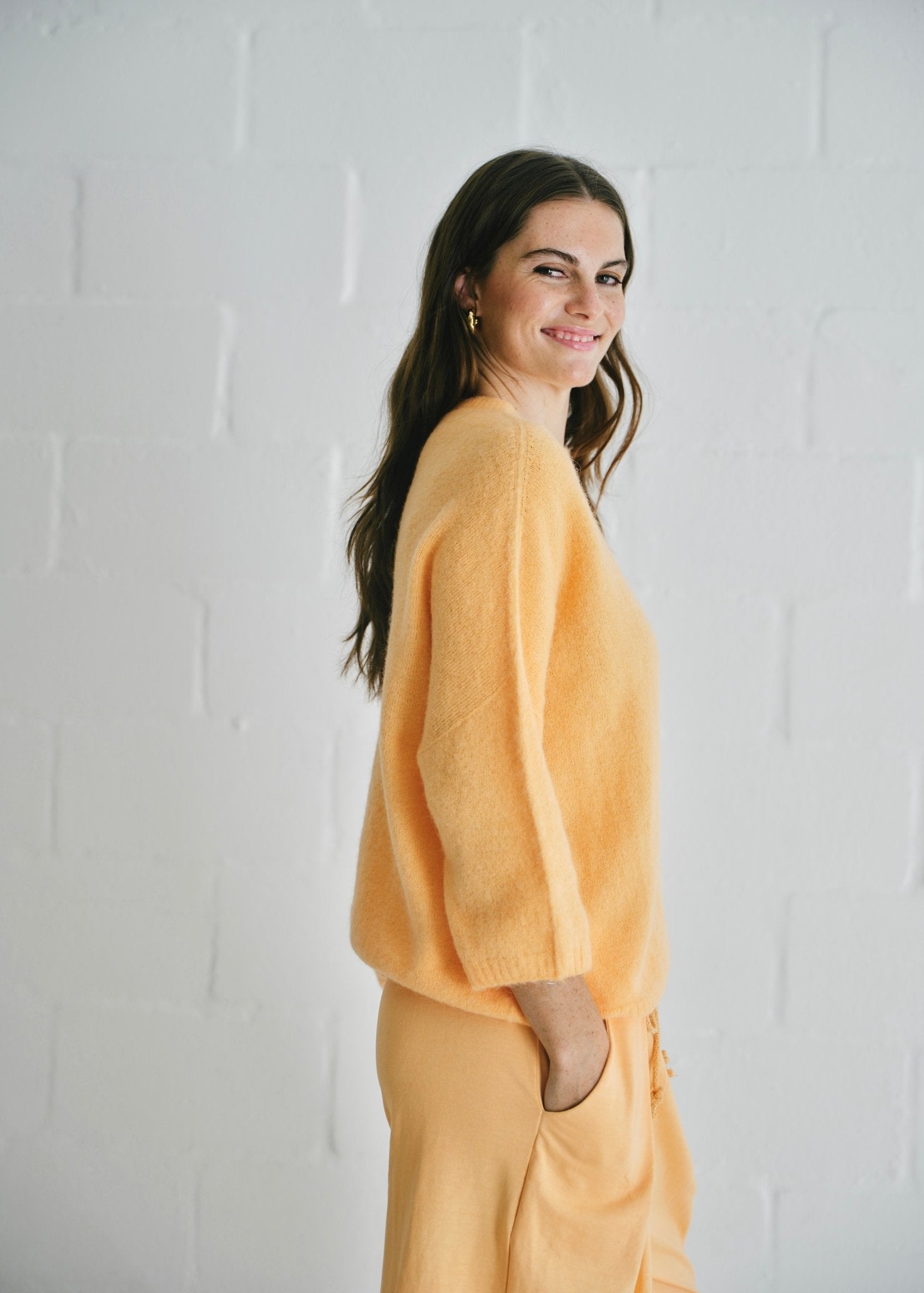 View our Italian Oversized Knit In Citrus - by Tribute Store