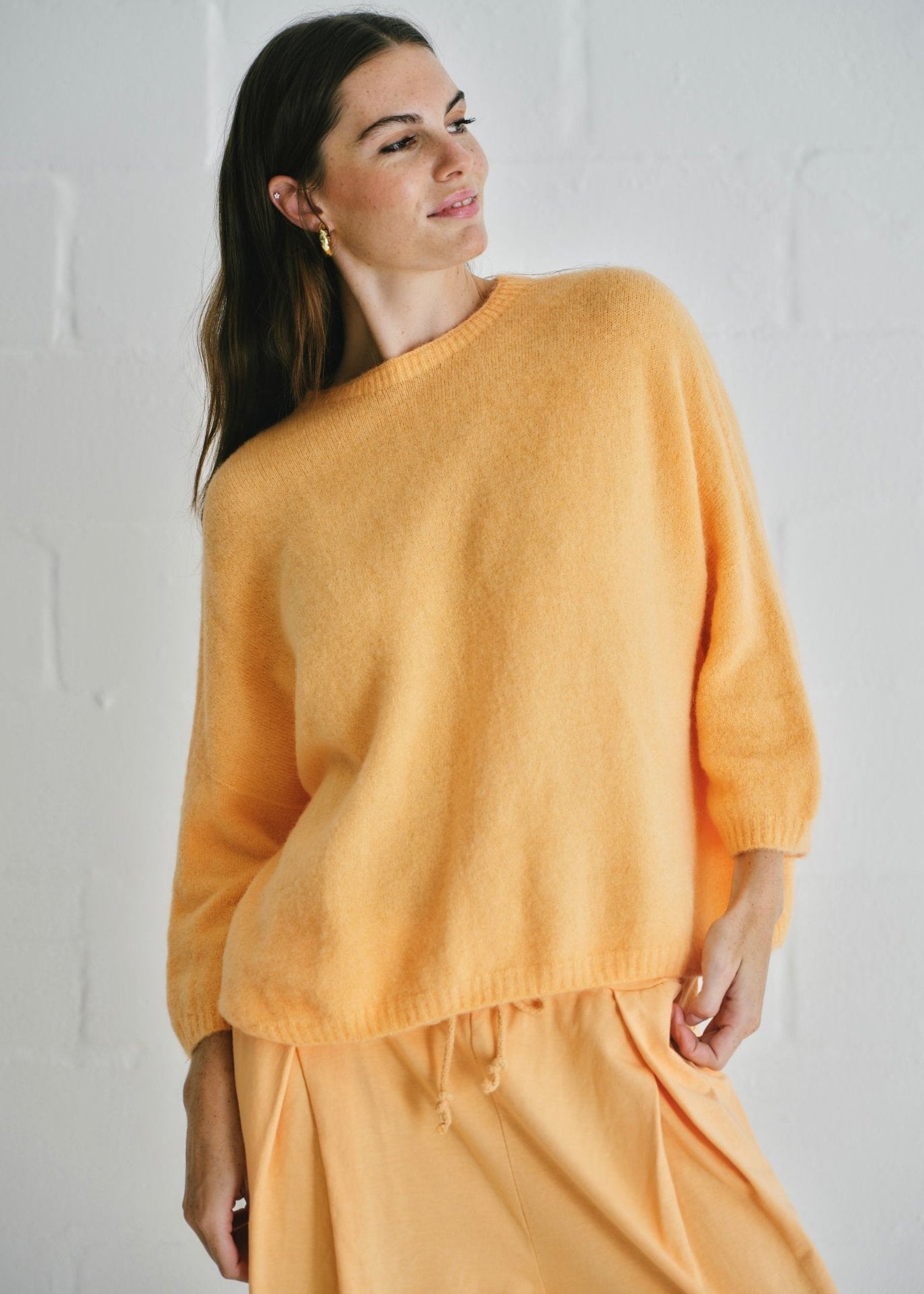 View our Italian Oversized Knit In Citrus - by Tribute Store