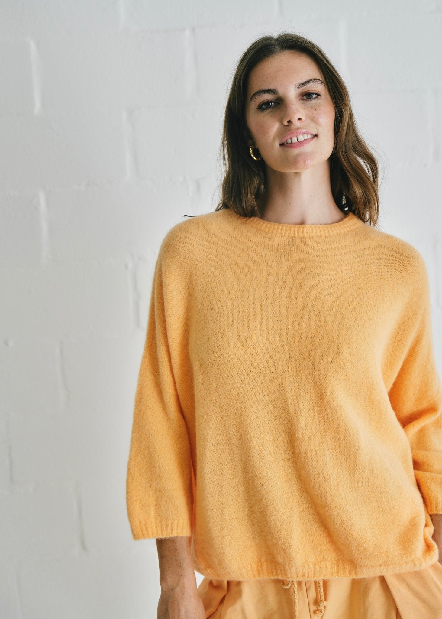 View our Italian Oversized Knit In Citrus - by Tribute Store