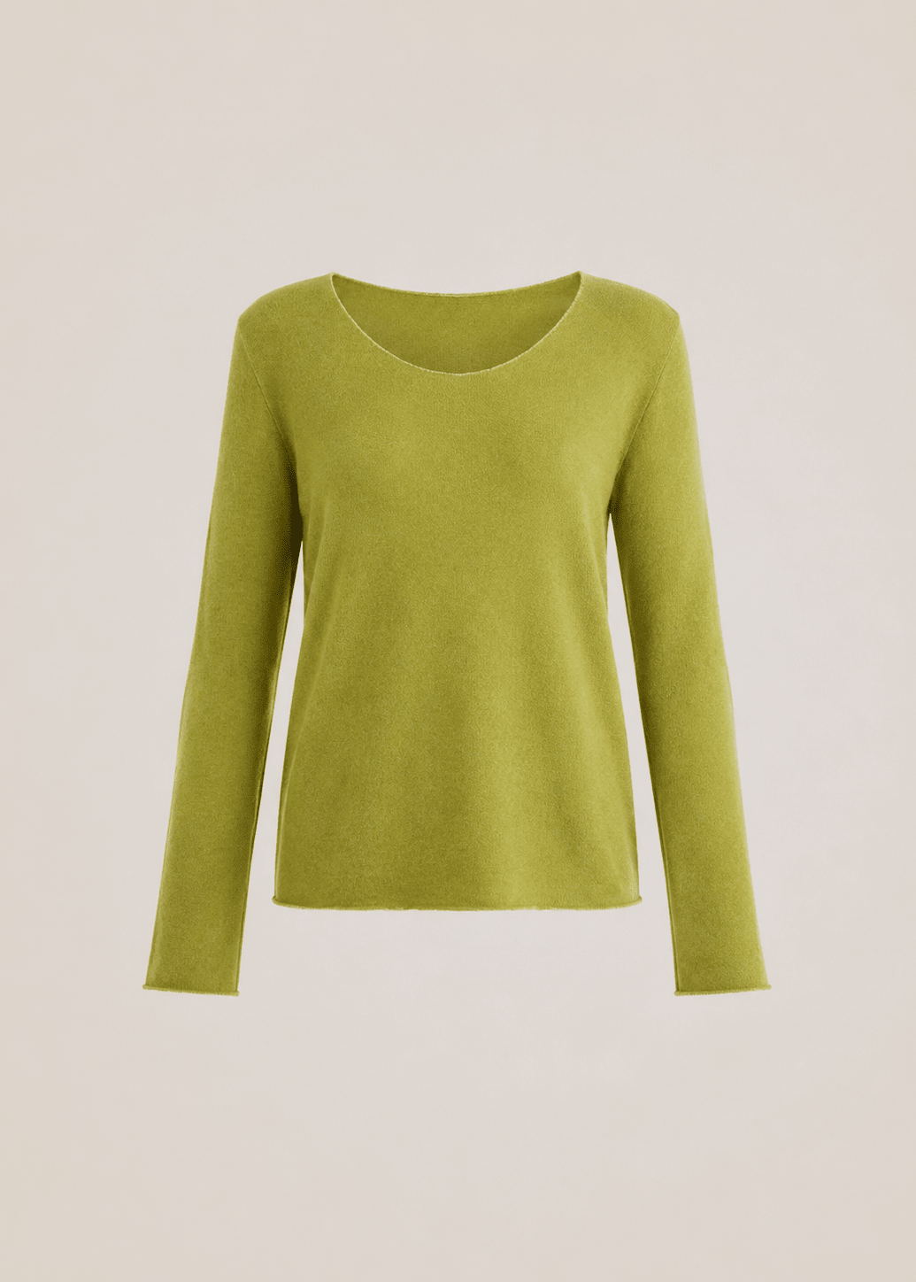 View our Italian Shimmer Edged V Neck Knit In Olive Green - by Tribute Store