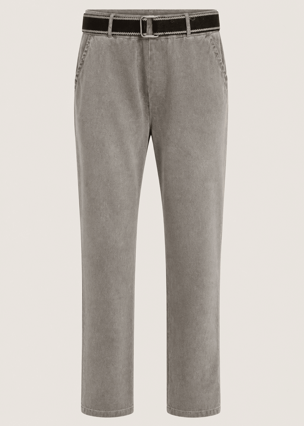 View our Joggers With Belt In Light Grey - by Tribute Store