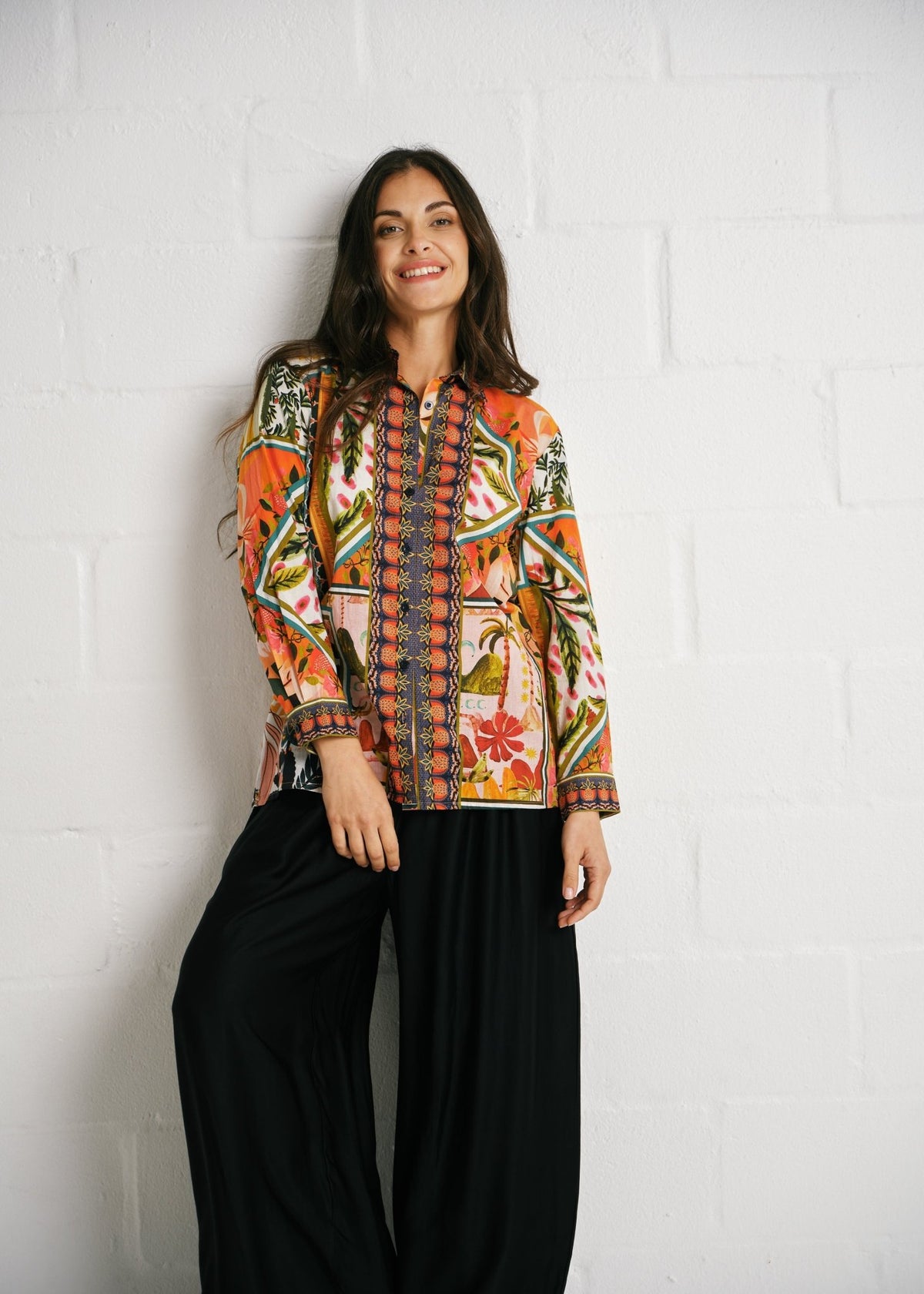View our Jolie Caroline Shirt In Tropical - by Tribute Store