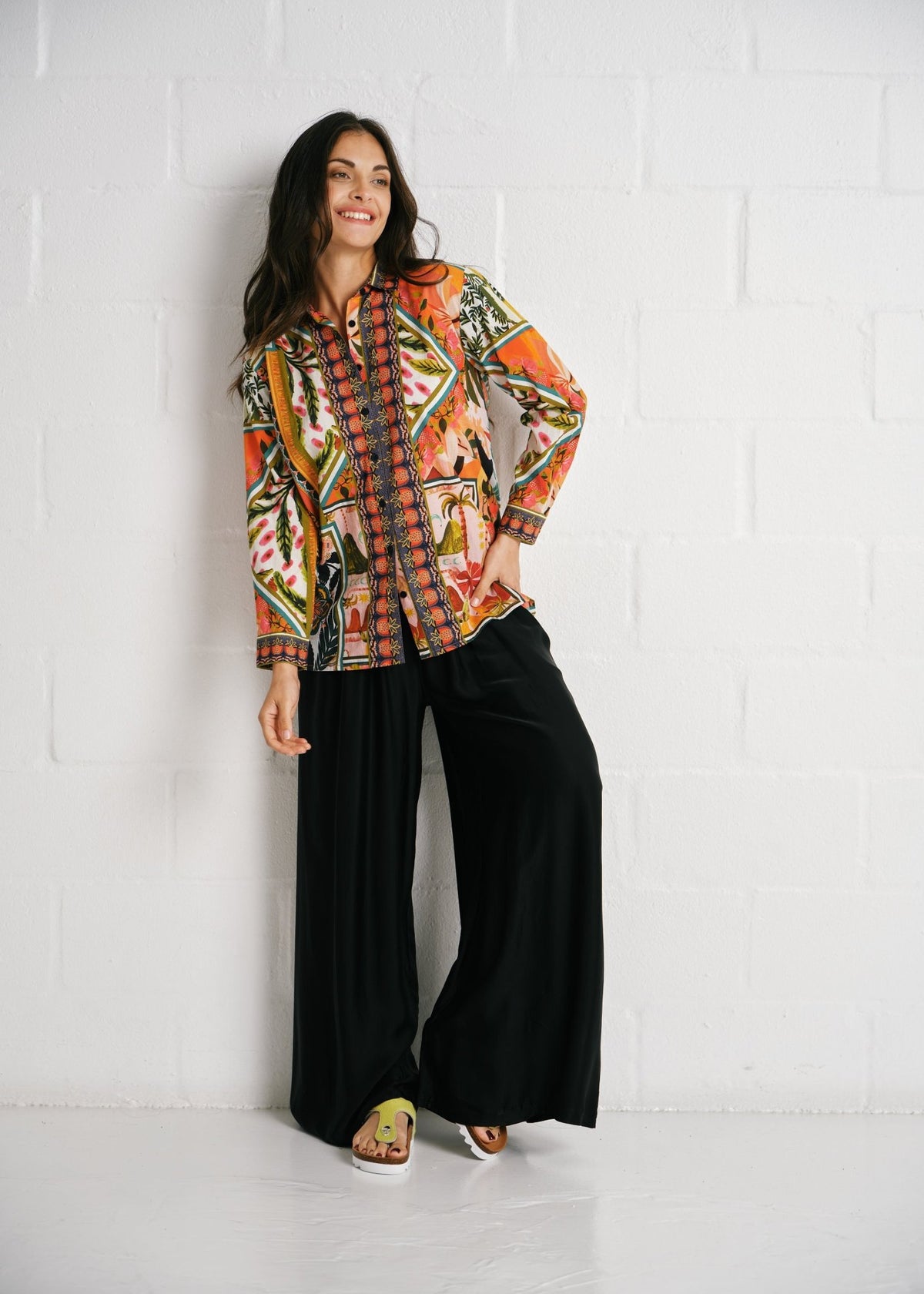View our Jolie Caroline Shirt In Tropical - by Tribute Store