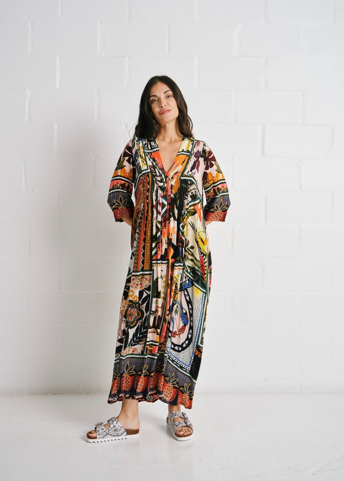 View our Jolie Elaine Dress In Multicolour - by Tribute Store