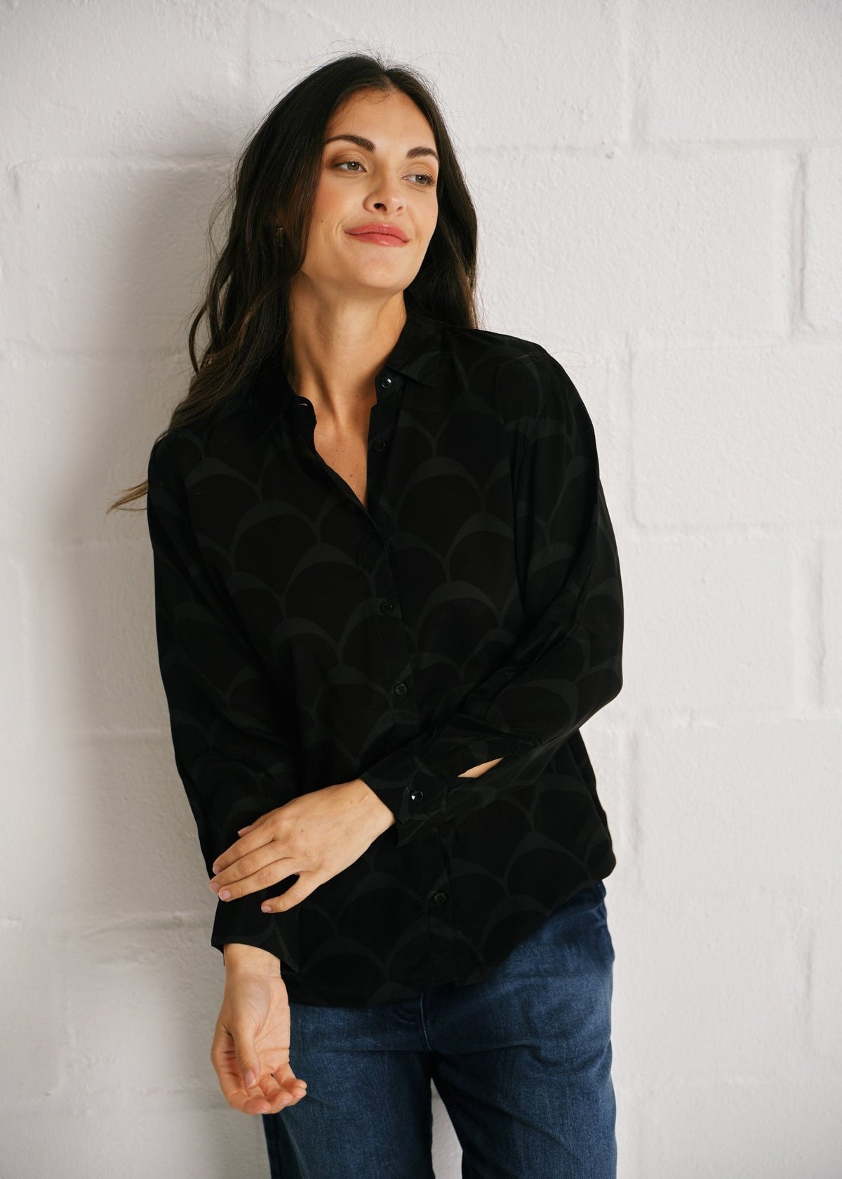 View our Jolie Rihanna Shirt In Black - by Tribute Store