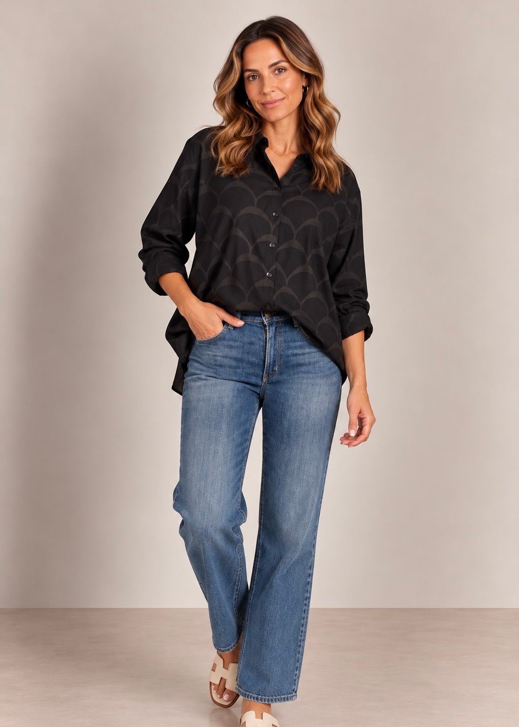 View our Jolie Rihanna Shirt In Black - by Tribute Store