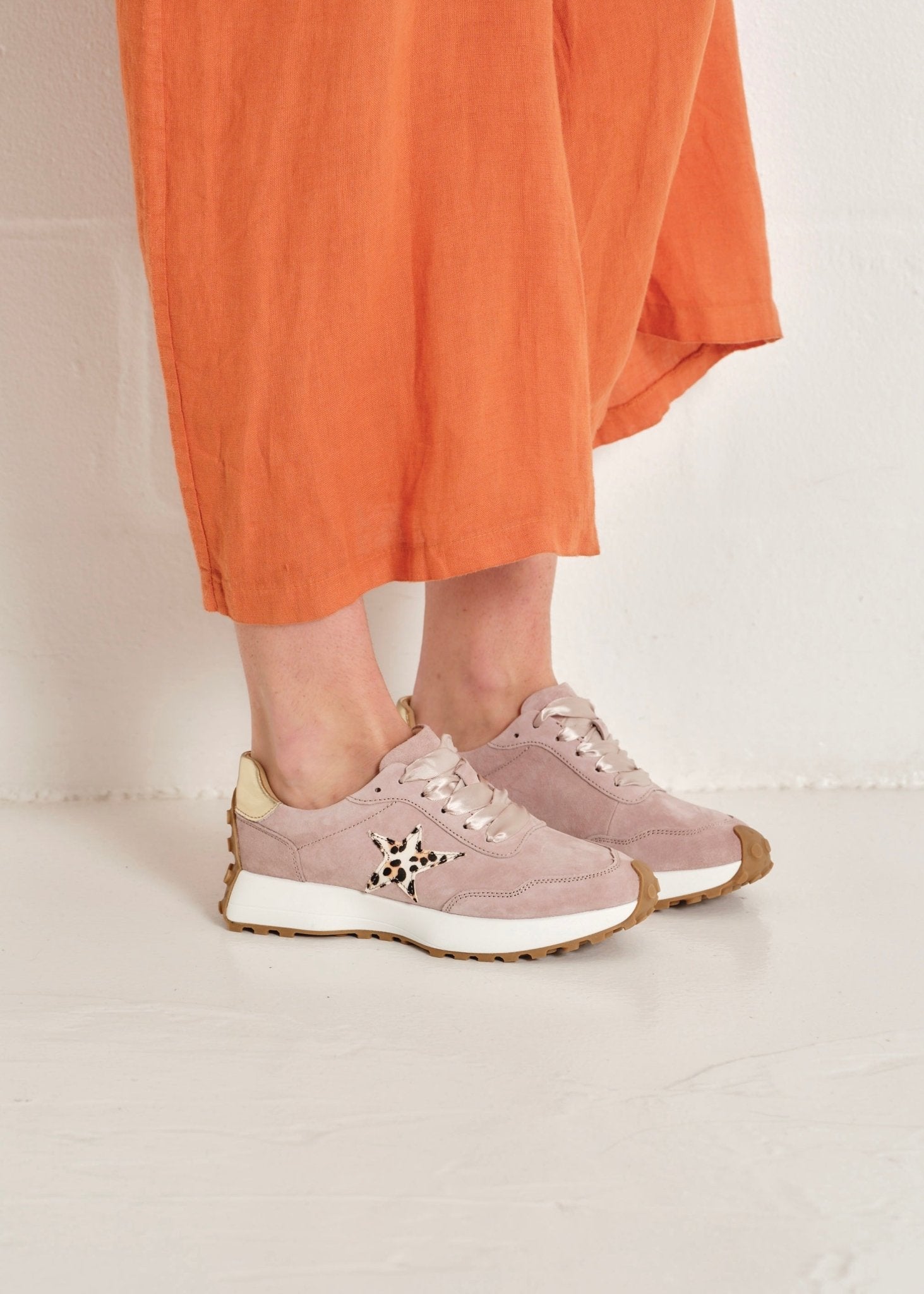 View our Julz Hunter Leather Sneaker In Grey - by Tribute Store