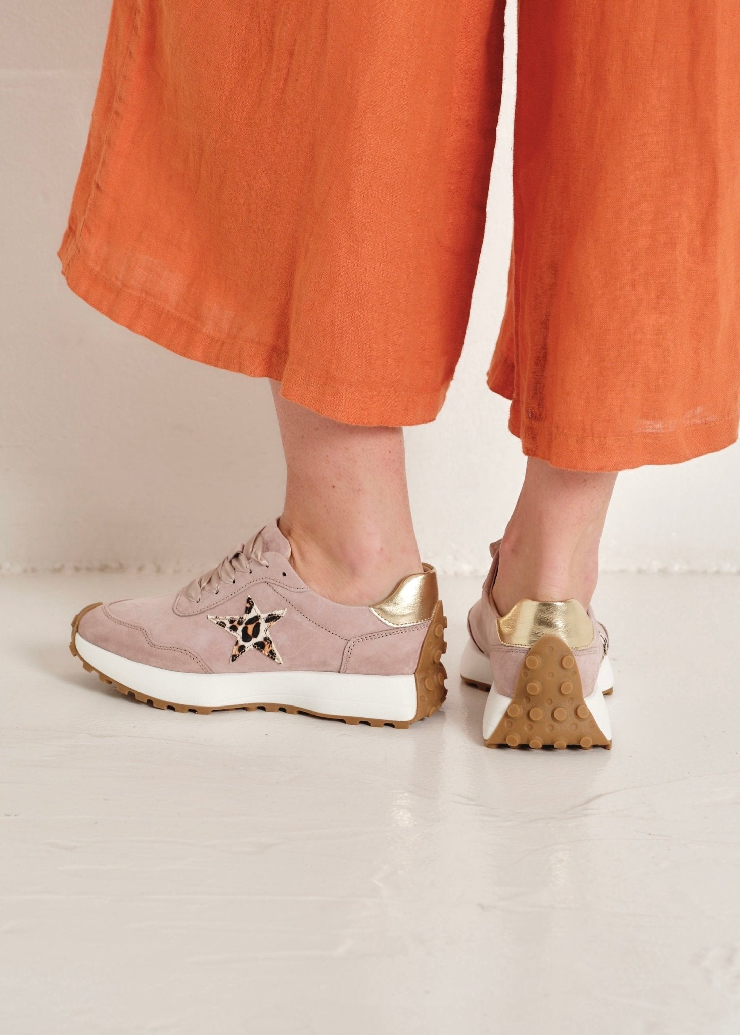 View our Julz Hunter Leather Sneaker In Grey - by Tribute Store