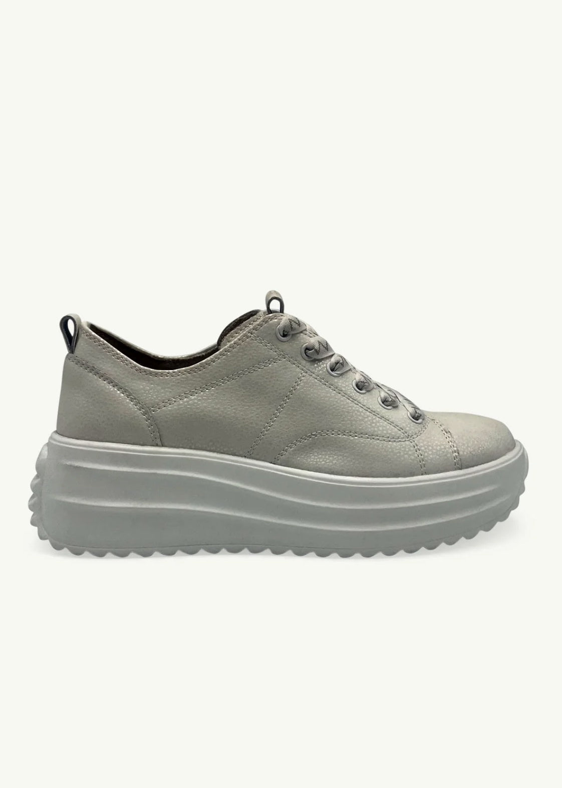 View our Julz Raya Leather Sneaker In Champagne - by Tribute Store