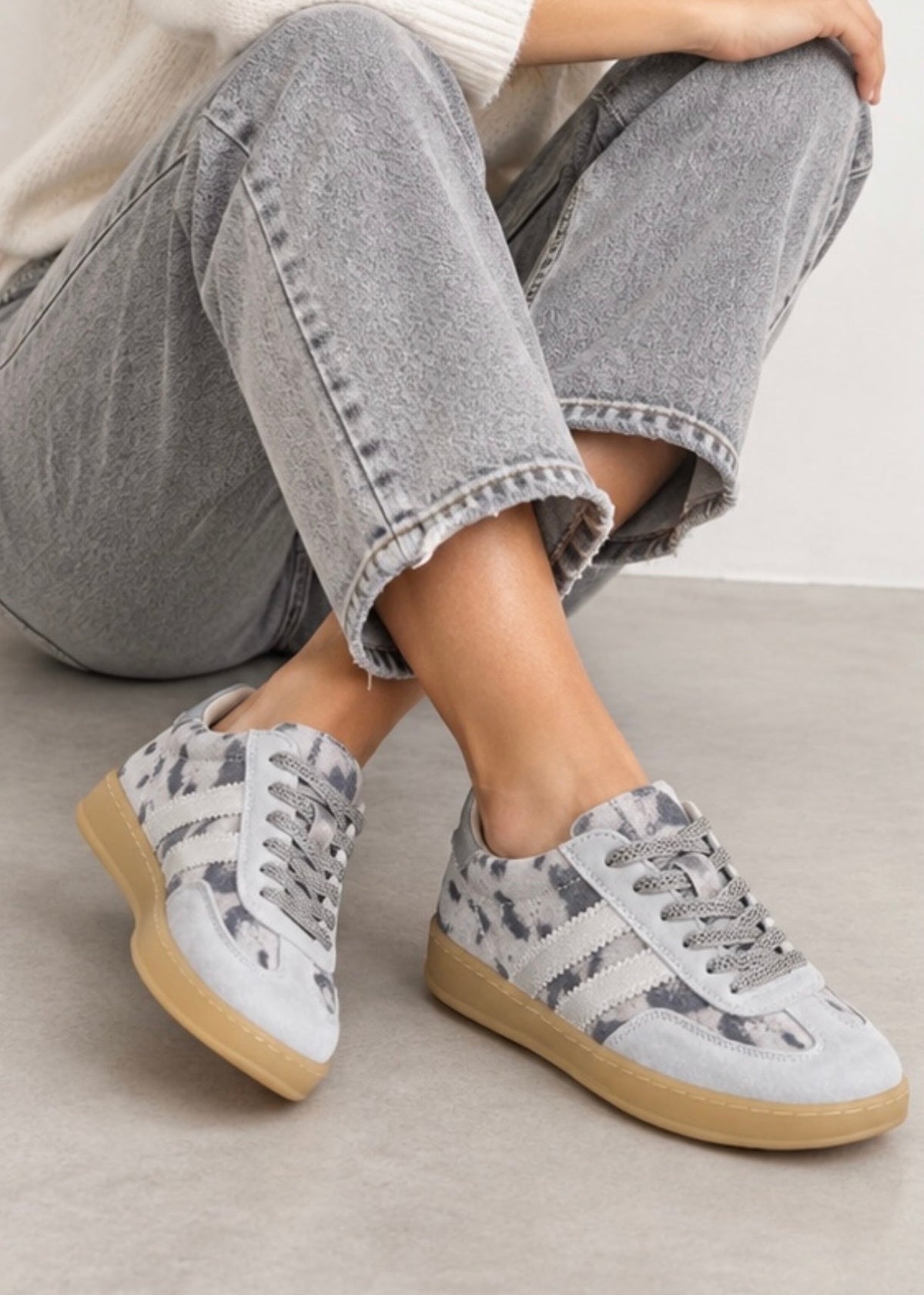 View our Julz Shiloh Leather Sneaker In Muted Animal - by Tribute Store
