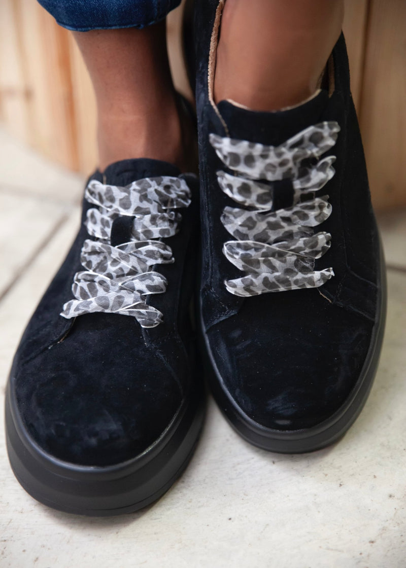 View our Lyra Platform Sneaker In Black - by Tribute Store