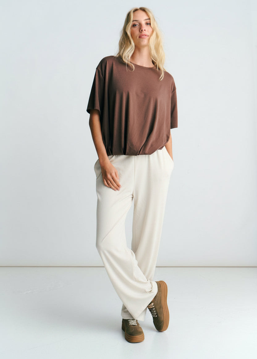 View our Malibu Butter Feel Palazzo Pants In Beige - by Tribute Store