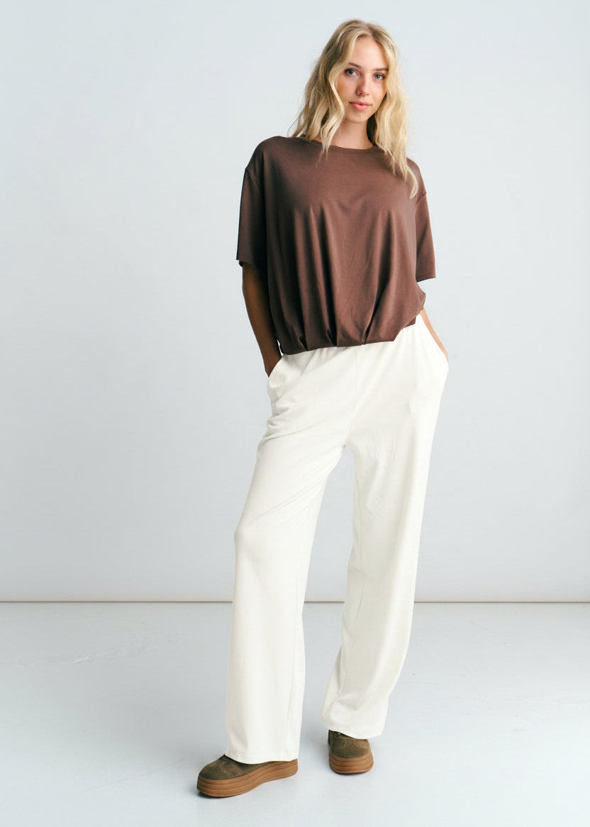 View our Malibu Butter Feel Palazzo Pants In Beige - by Tribute Store