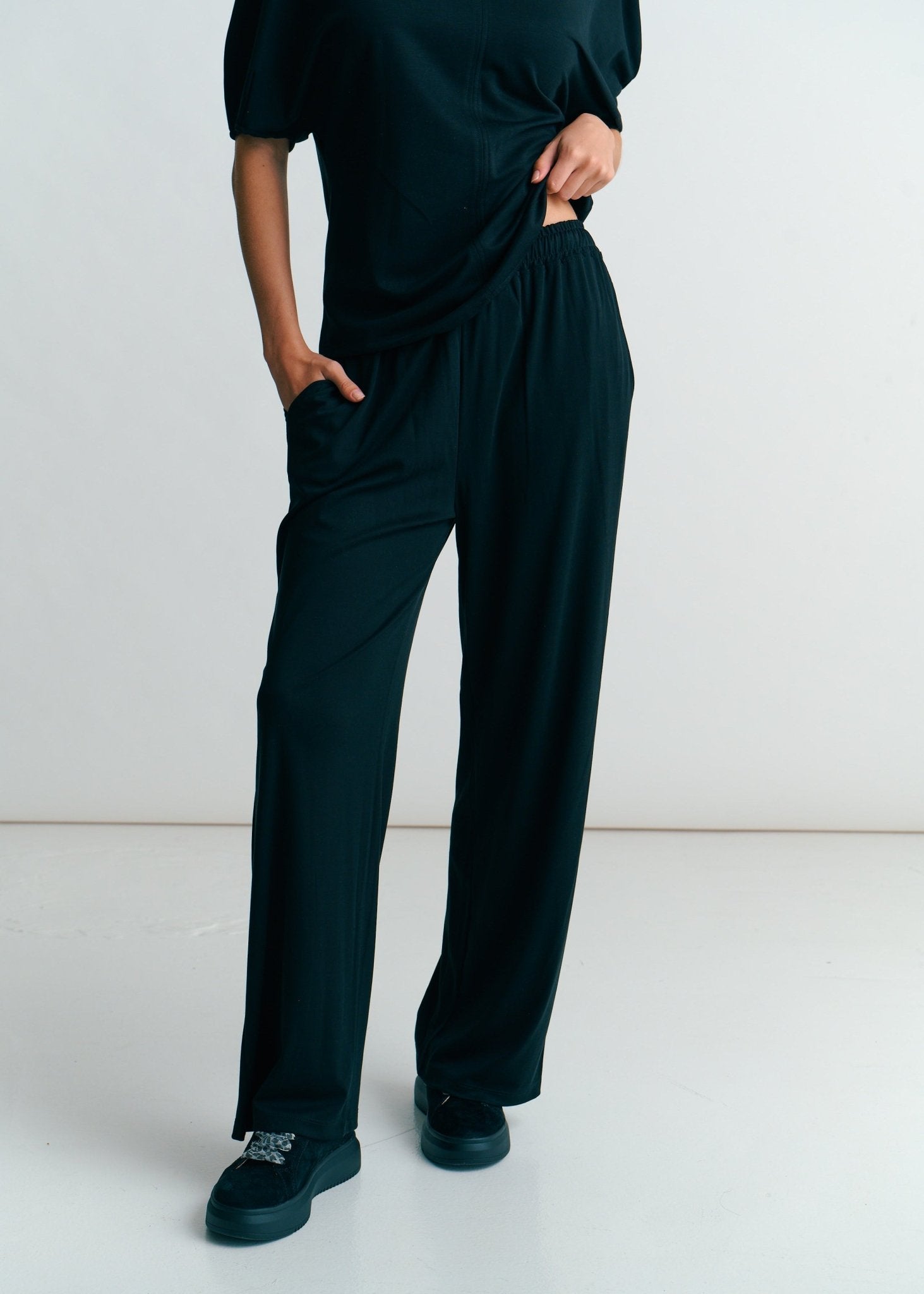 View our Malibu Butter Feel Palazzo Pants In Black - by Tribute Store