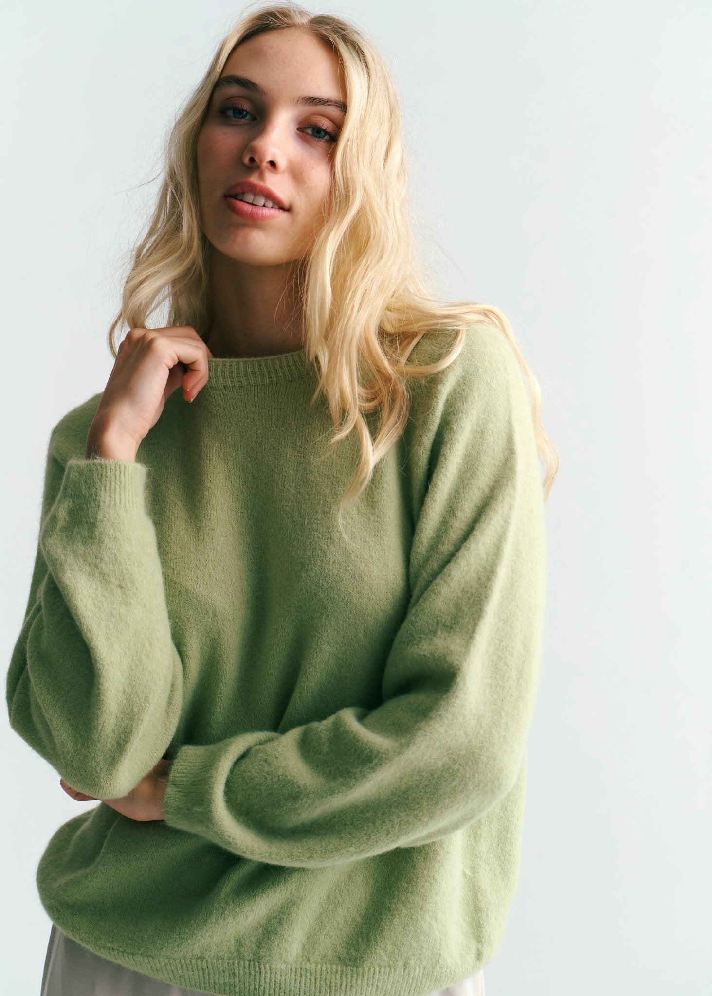 View our Manhattan Italian Knit In Bright Green - by Tribute Store