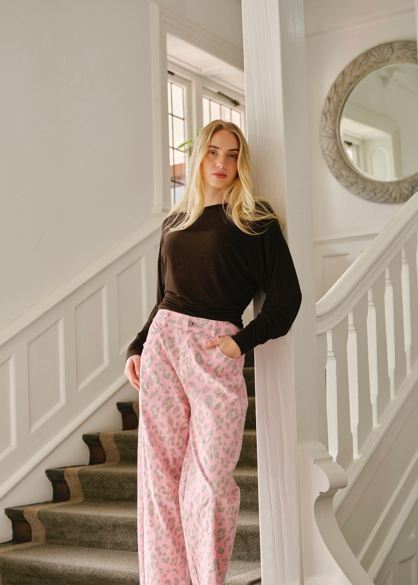 View our Milano Italian Cashmere Blend Top Sheer Dolman in Chocolate - by Tribute Store