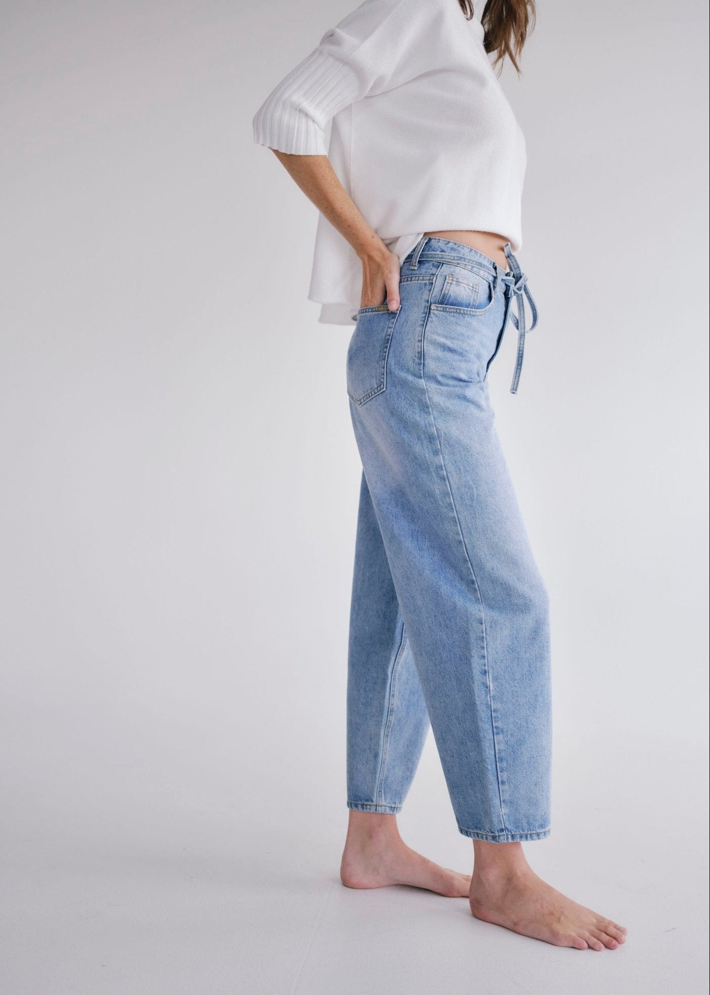 View our Mom Denim Jeans In Blue - by Tribute Store