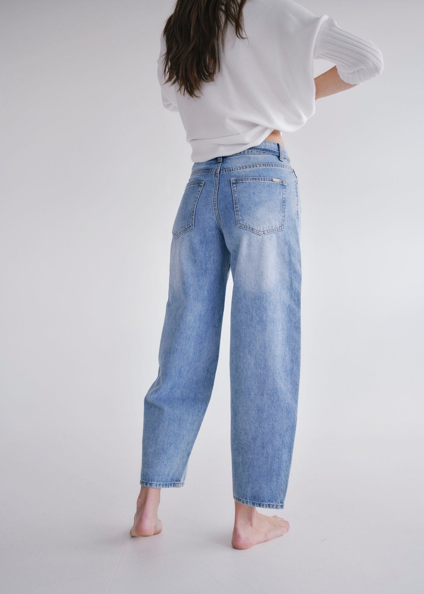 View our Mom Denim Jeans In Blue - by Tribute Store