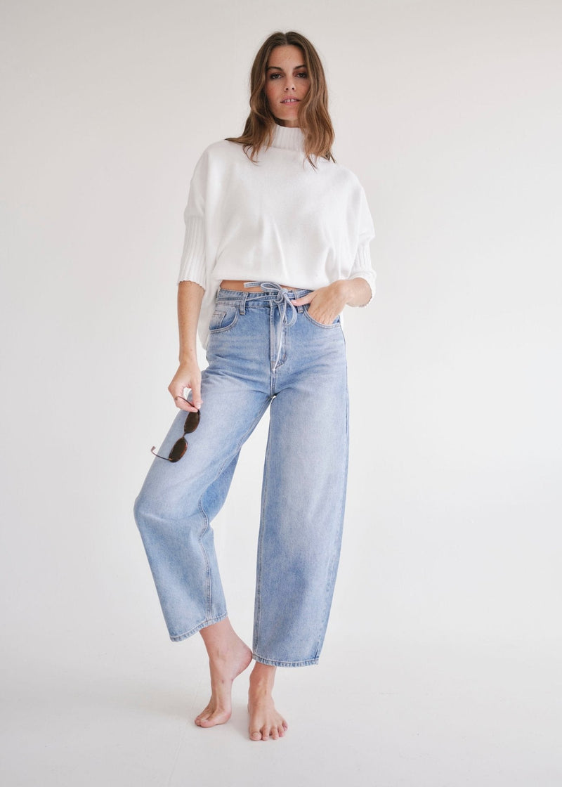 View our Mom Denim Jeans In Blue - by Tribute Store