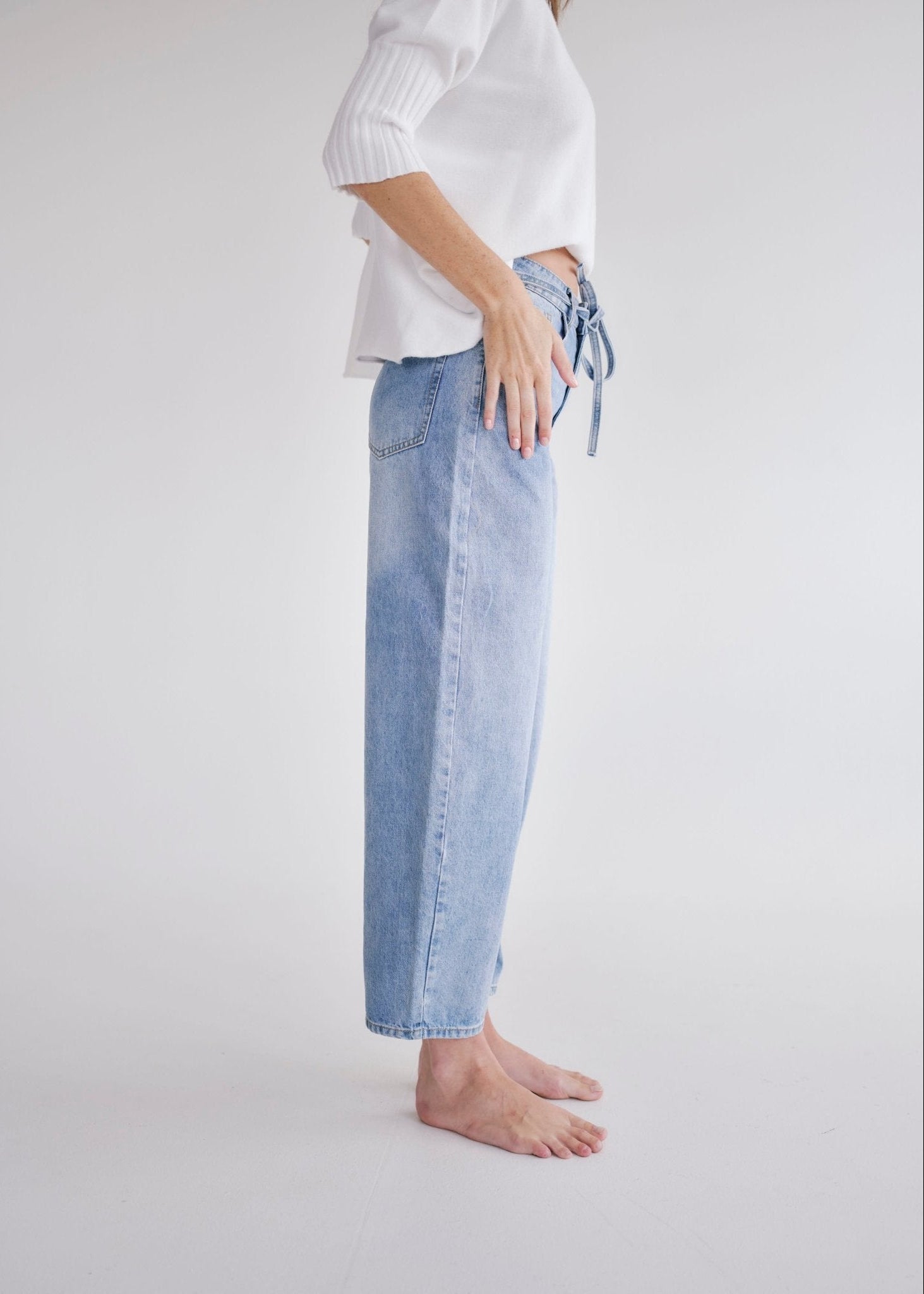 View our Mom Denim Jeans In Blue - by Tribute Store