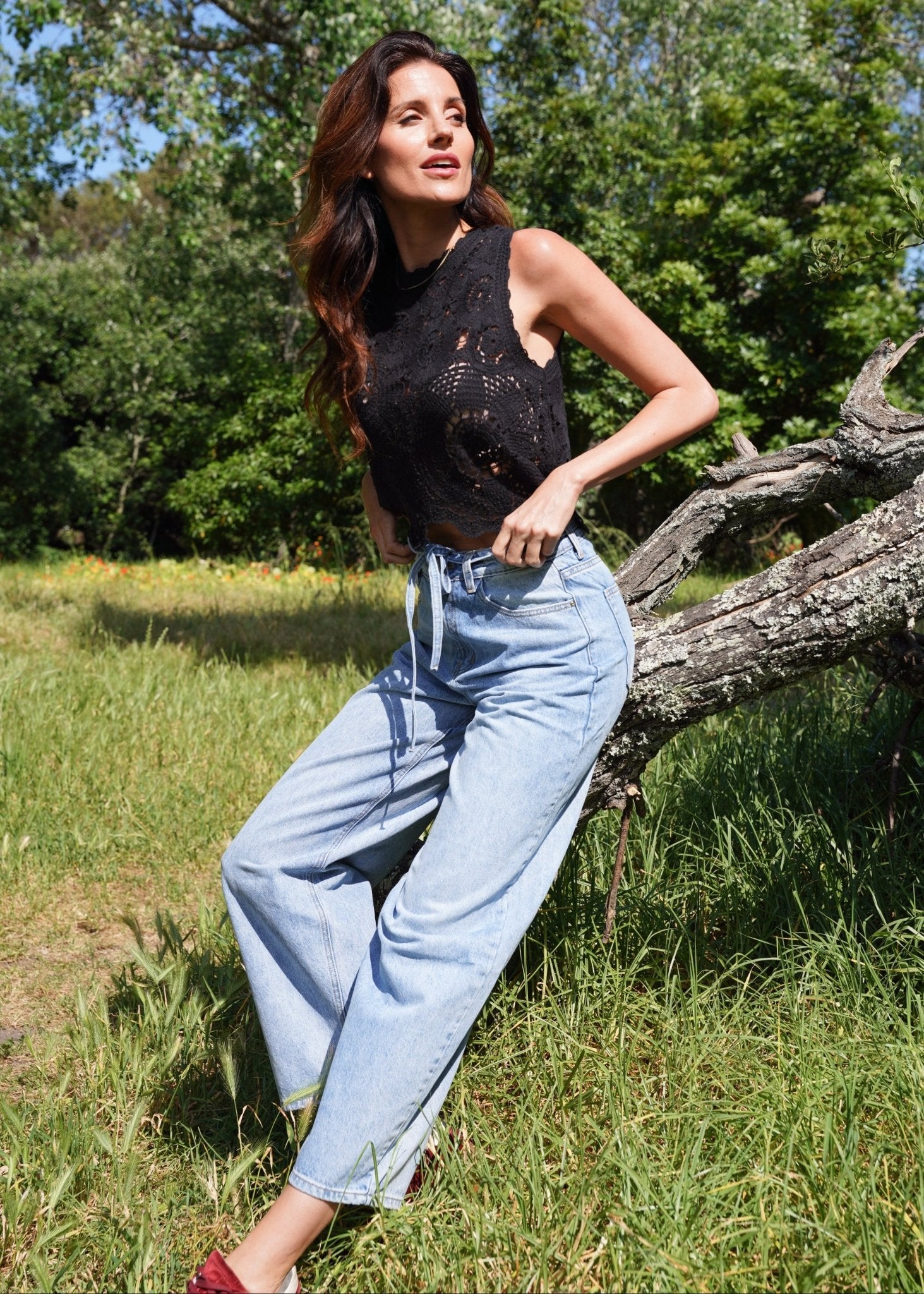 View our Mom Denim Jeans In Blue - by Tribute Store