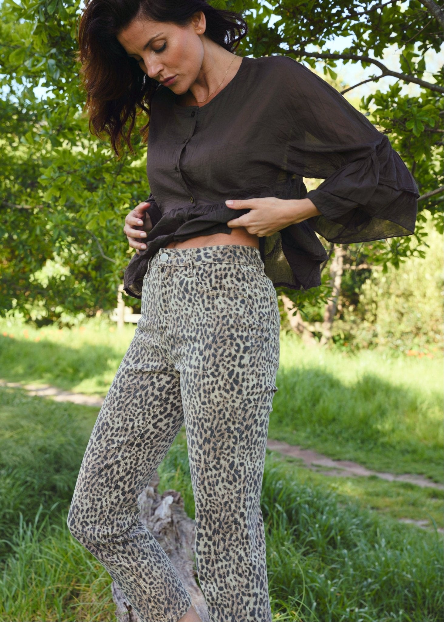 View our Mom Jeans With Animal Print - by Tribute Store