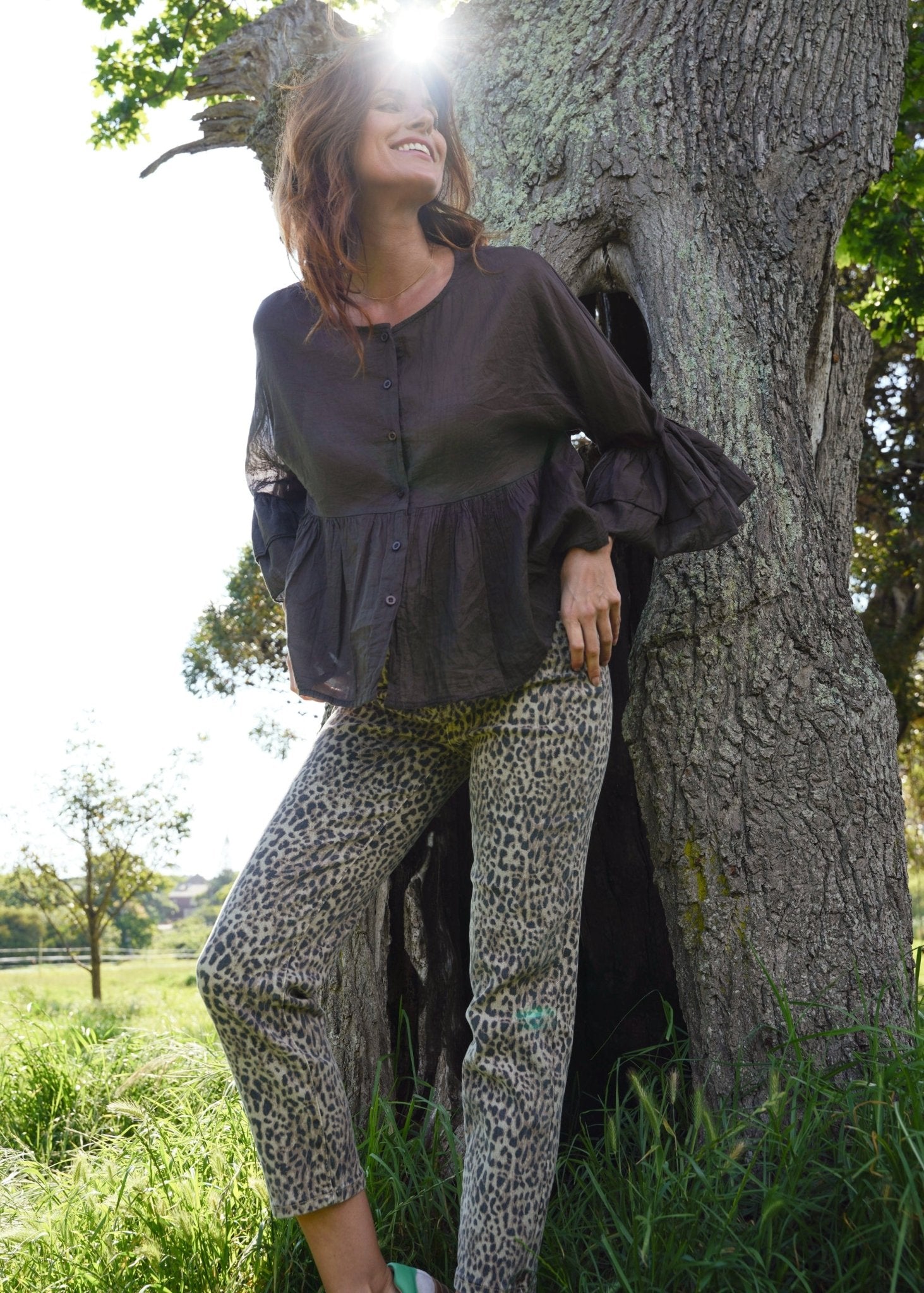 View our Mom Jeans With Animal Print - by Tribute Store
