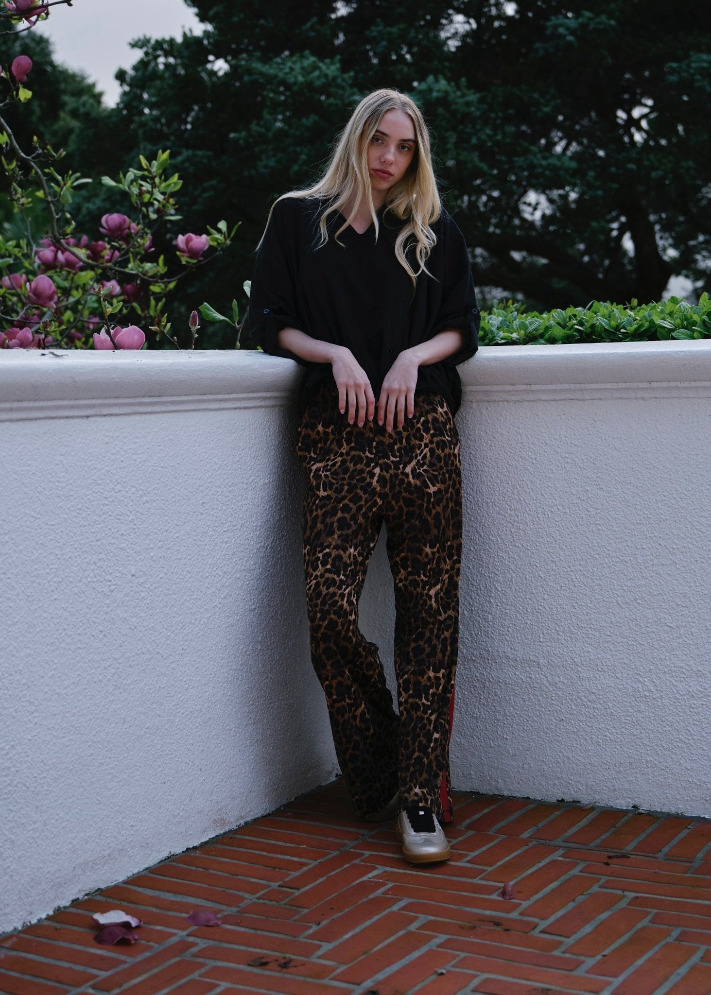 View our Nikita Leopard Stripe Pants - by Tribute Store
